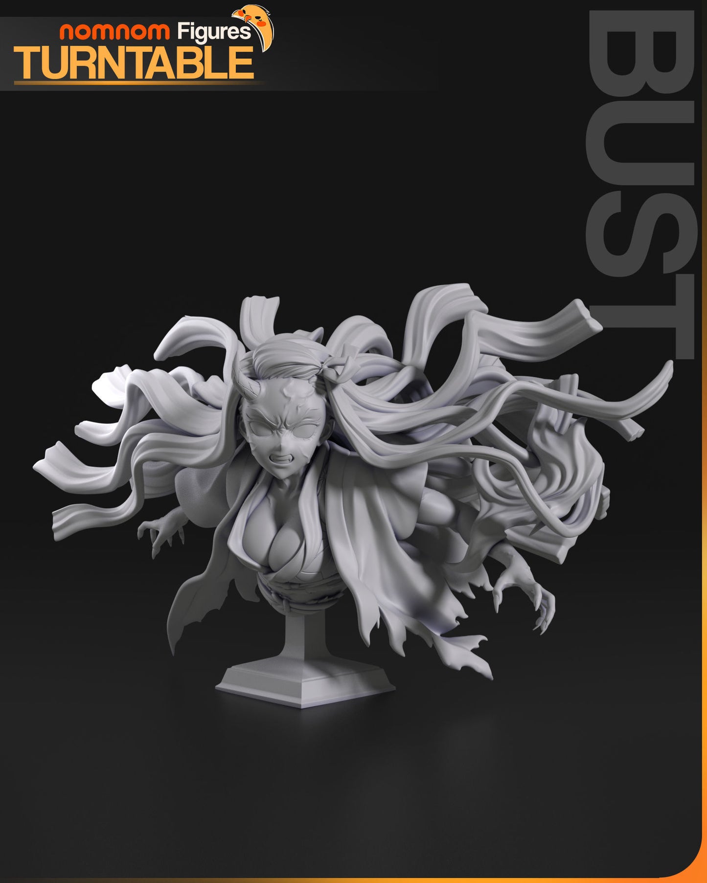 Nezuko Kamado | Resin Model or Bust Kit | DIY Demon Slayer Demon Sister