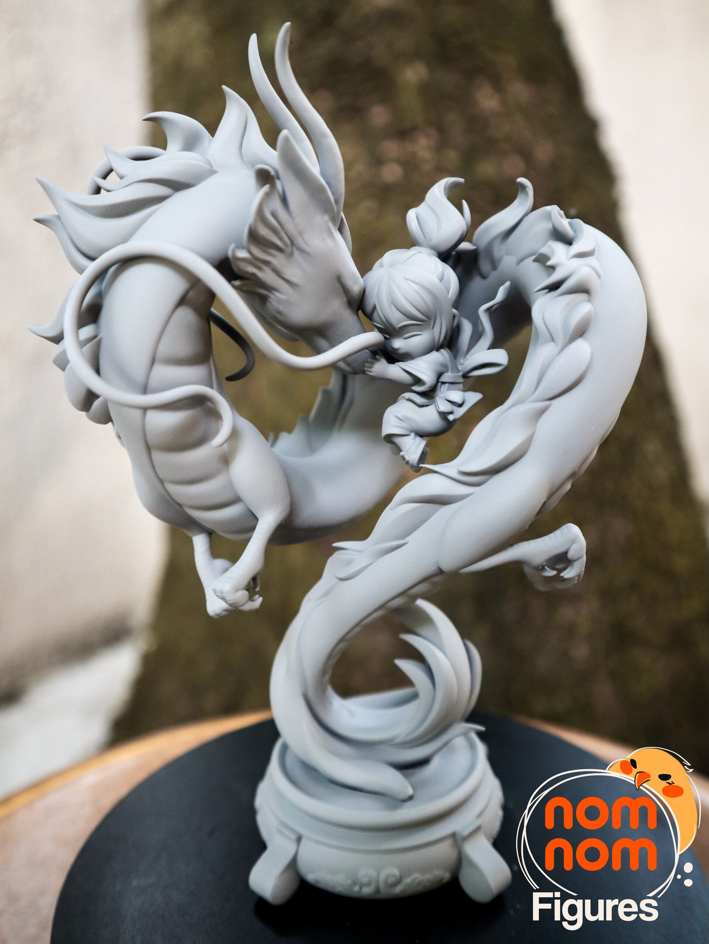 Chibi Chihiro & Haku | 6.5"  Resin Model Kit | DIY Spirited Away | Ghibli Anime Duo