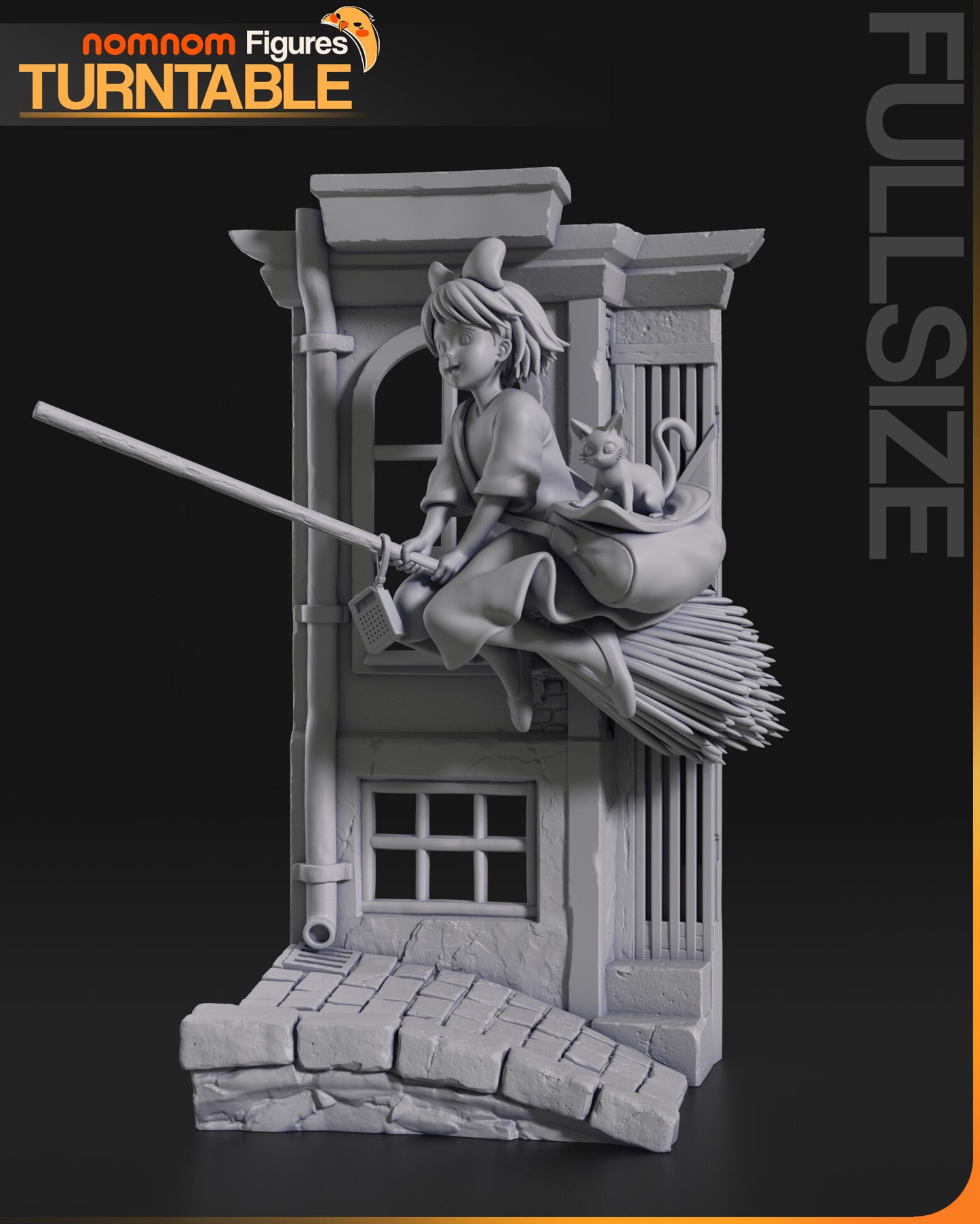 Kiki and Jiji | Resin Model or Bust Kit | DIY Kiki's Delivery Service Witch