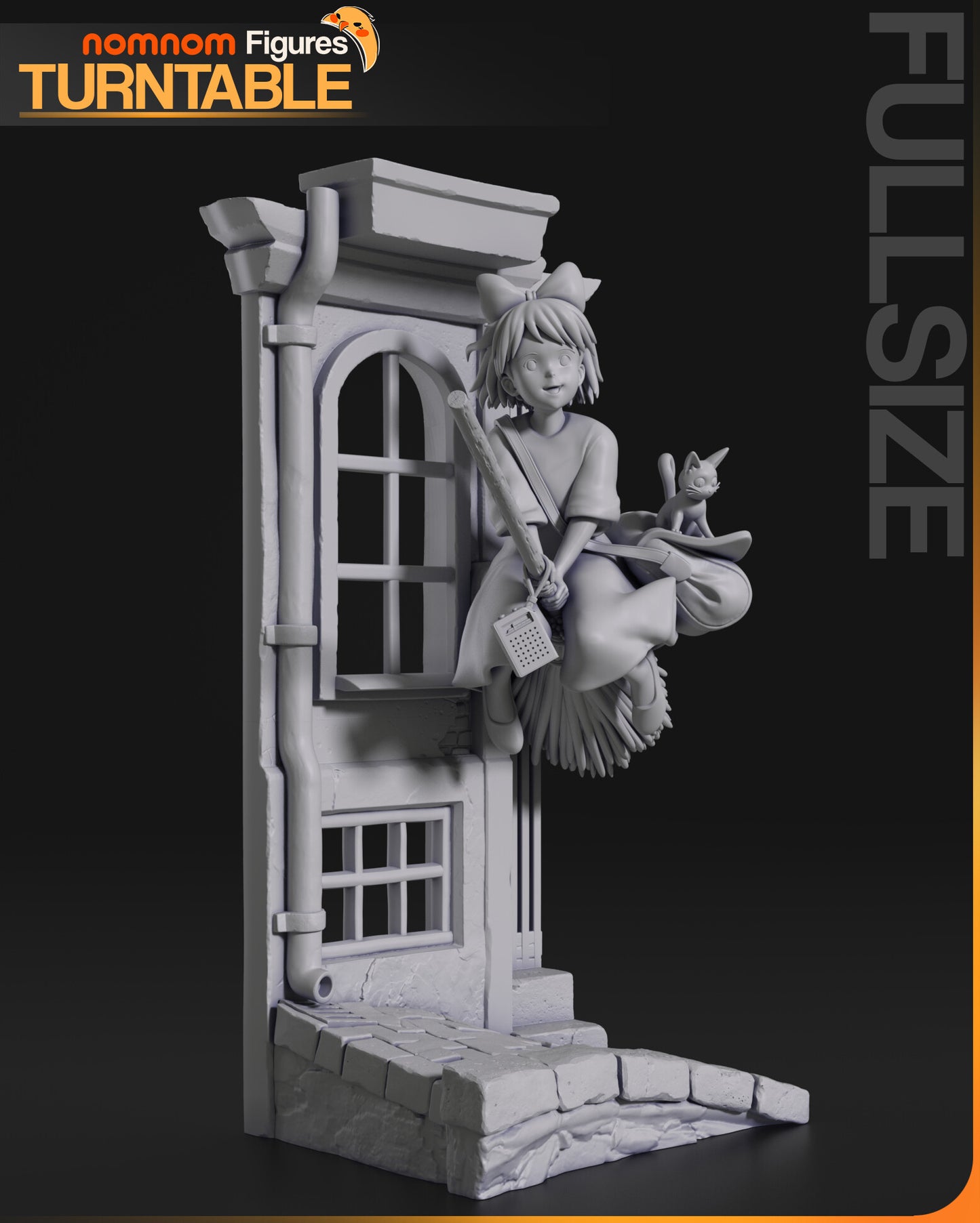 Kiki and Jiji | Resin Model or Bust Kit | DIY Kiki's Delivery Service Witch