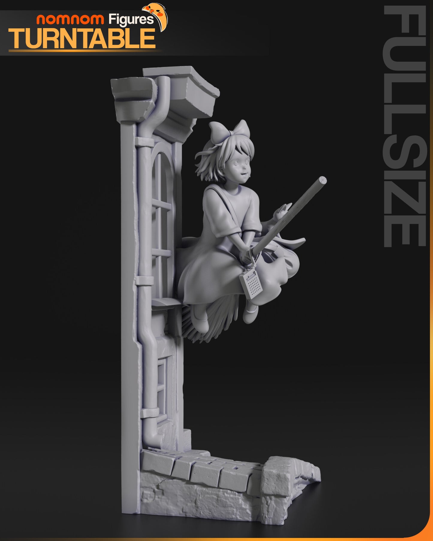 Kiki and Jiji | Resin Model or Bust Kit | DIY Kiki's Delivery Service Witch