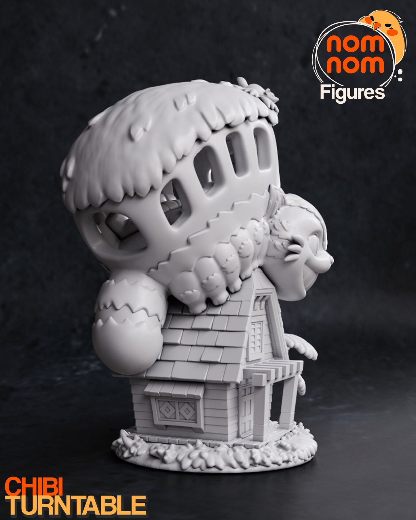 Chibi Catbus | 4" Resin Model Kit | DIY My Neighbor Totoro Moment