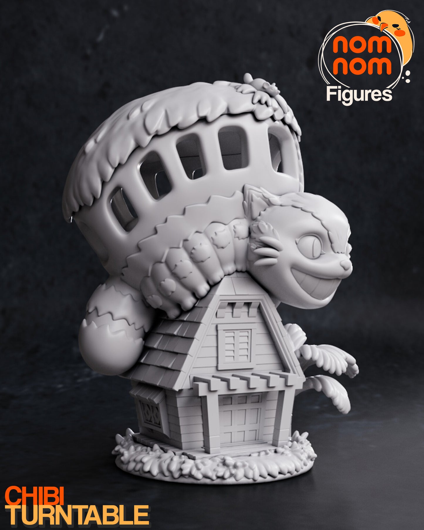 Chibi Catbus | 4" Resin Model Kit | DIY My Neighbor Totoro Moment