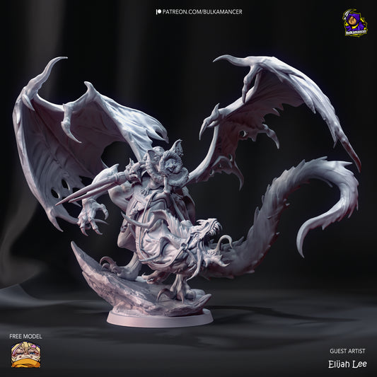 Palico Dragon-Rider | 9-Inch Resin Model Kit | Monster Hunter Felyne
