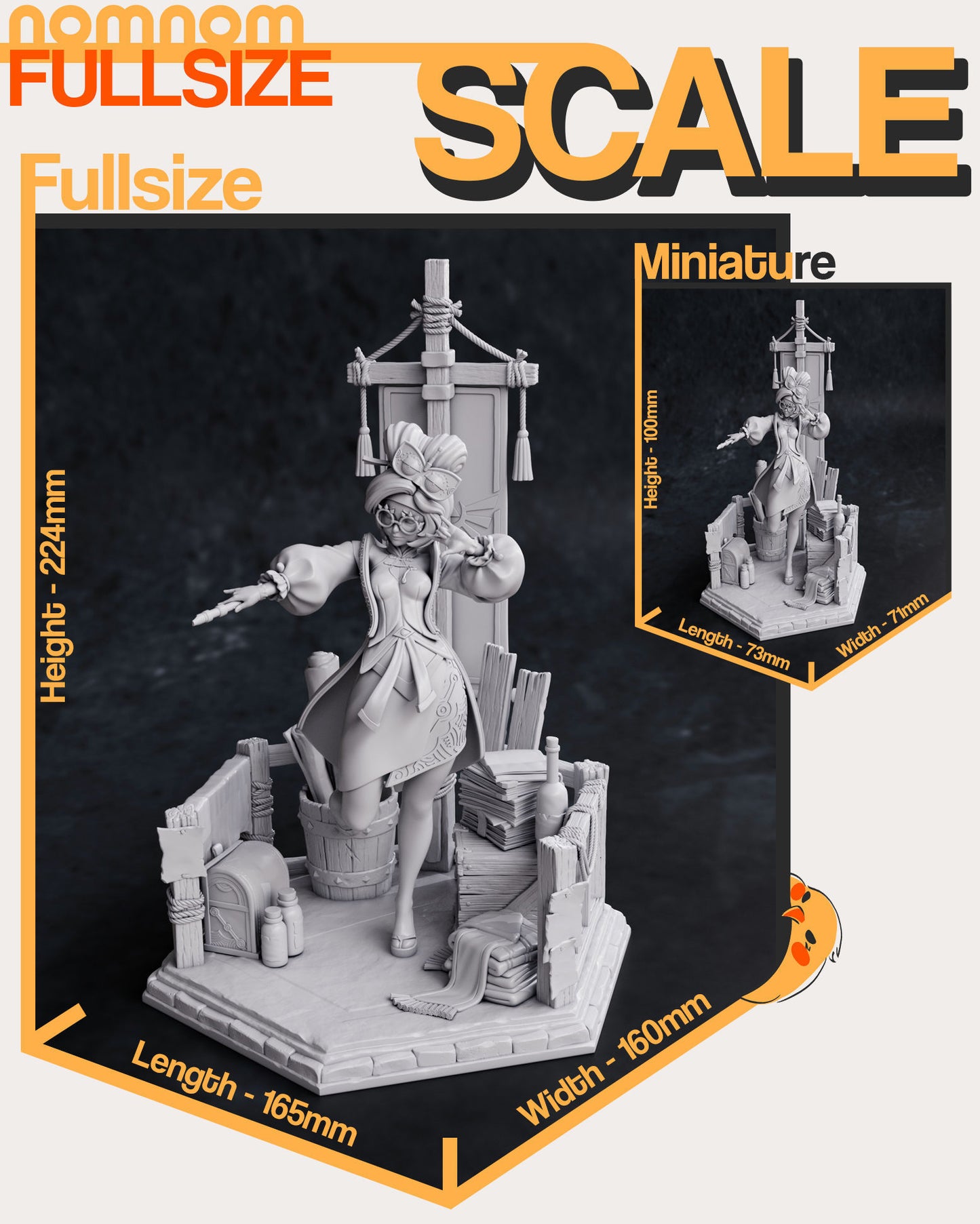 Purah | 9-Inch Resin Model Kit | DIY The Legend of Zelda Genius Inventor