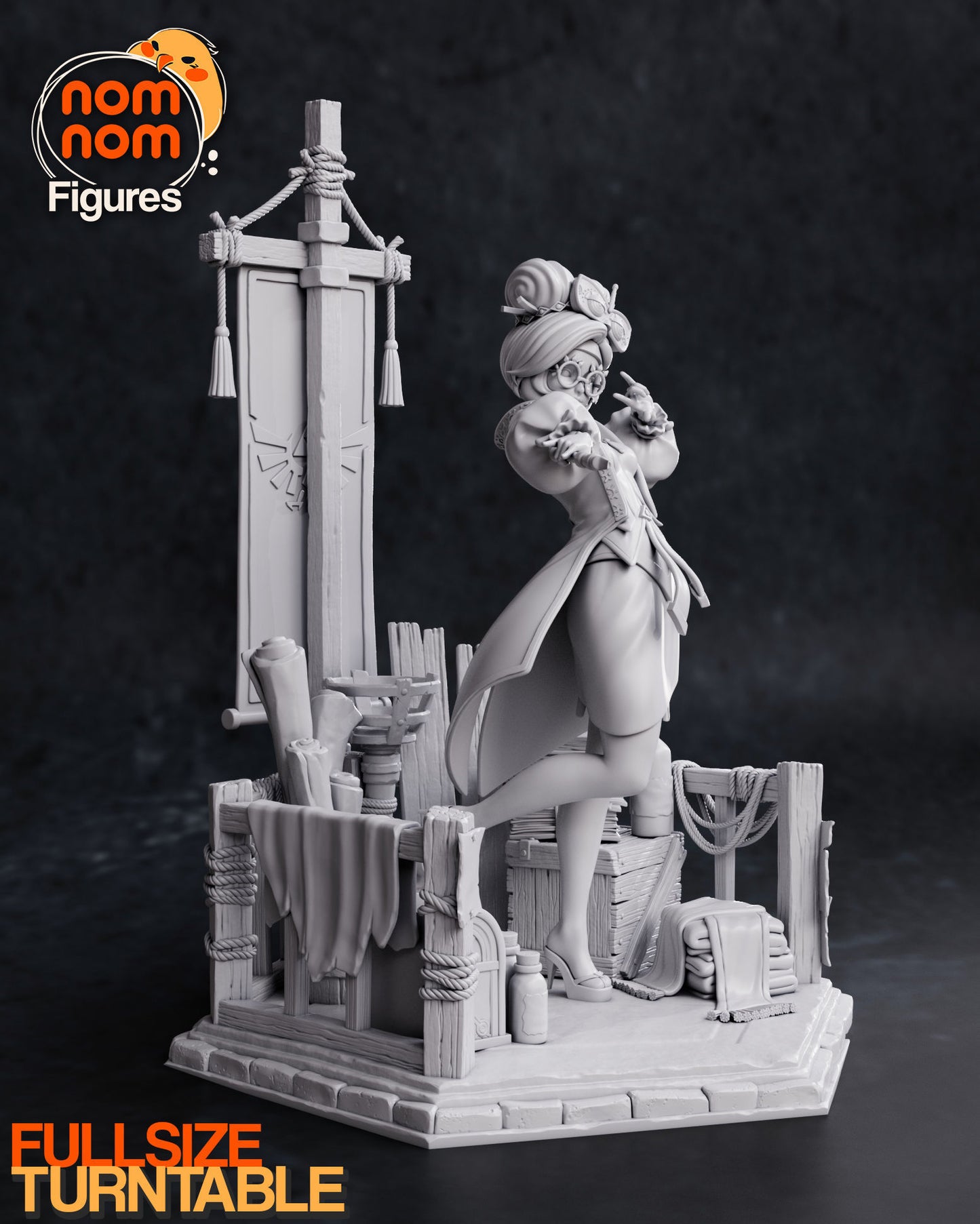 Purah | 9-Inch Resin Model Kit | DIY The Legend of Zelda Genius Inventor