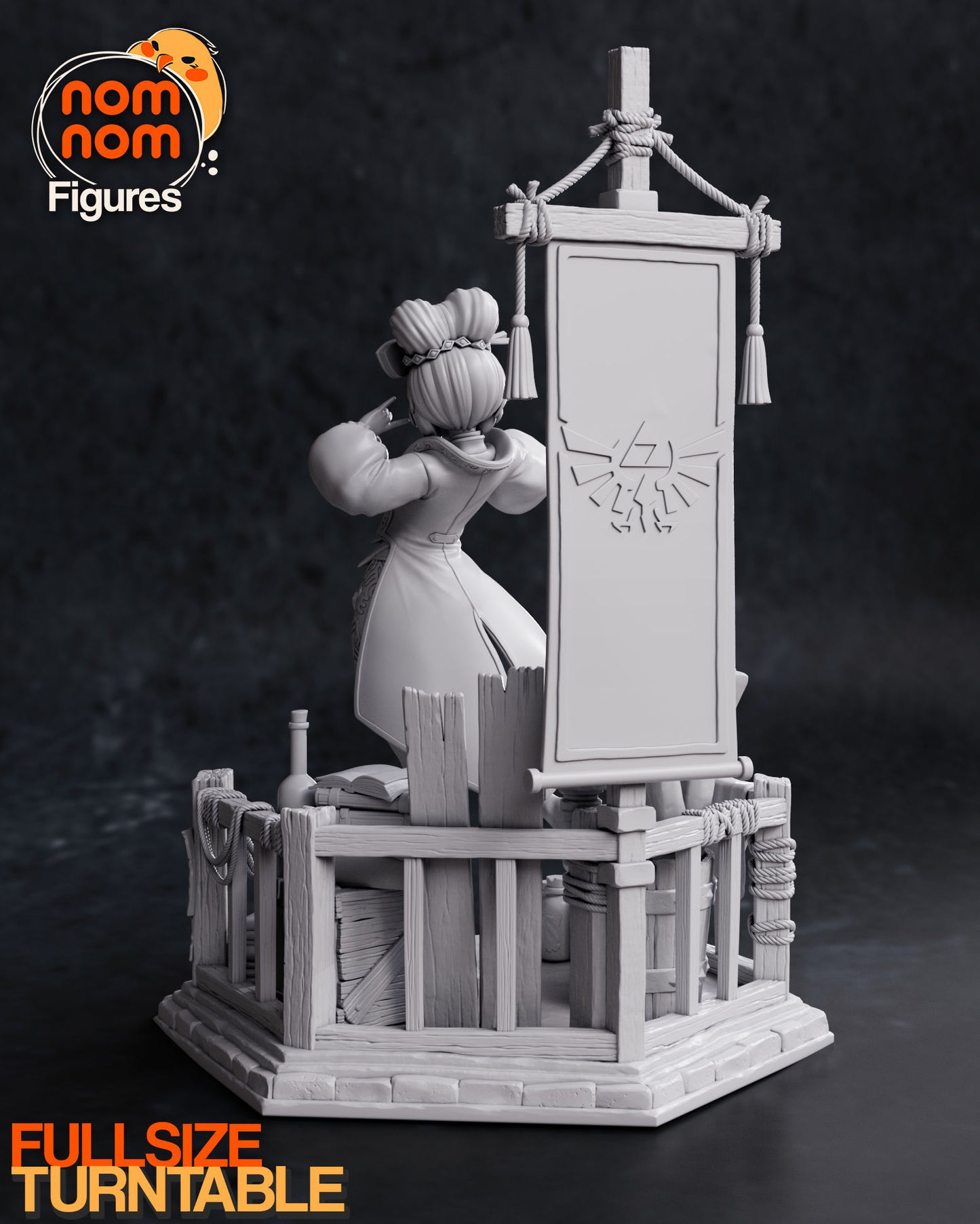 Purah | 9-Inch Resin Model Kit | DIY The Legend of Zelda Genius Inventor
