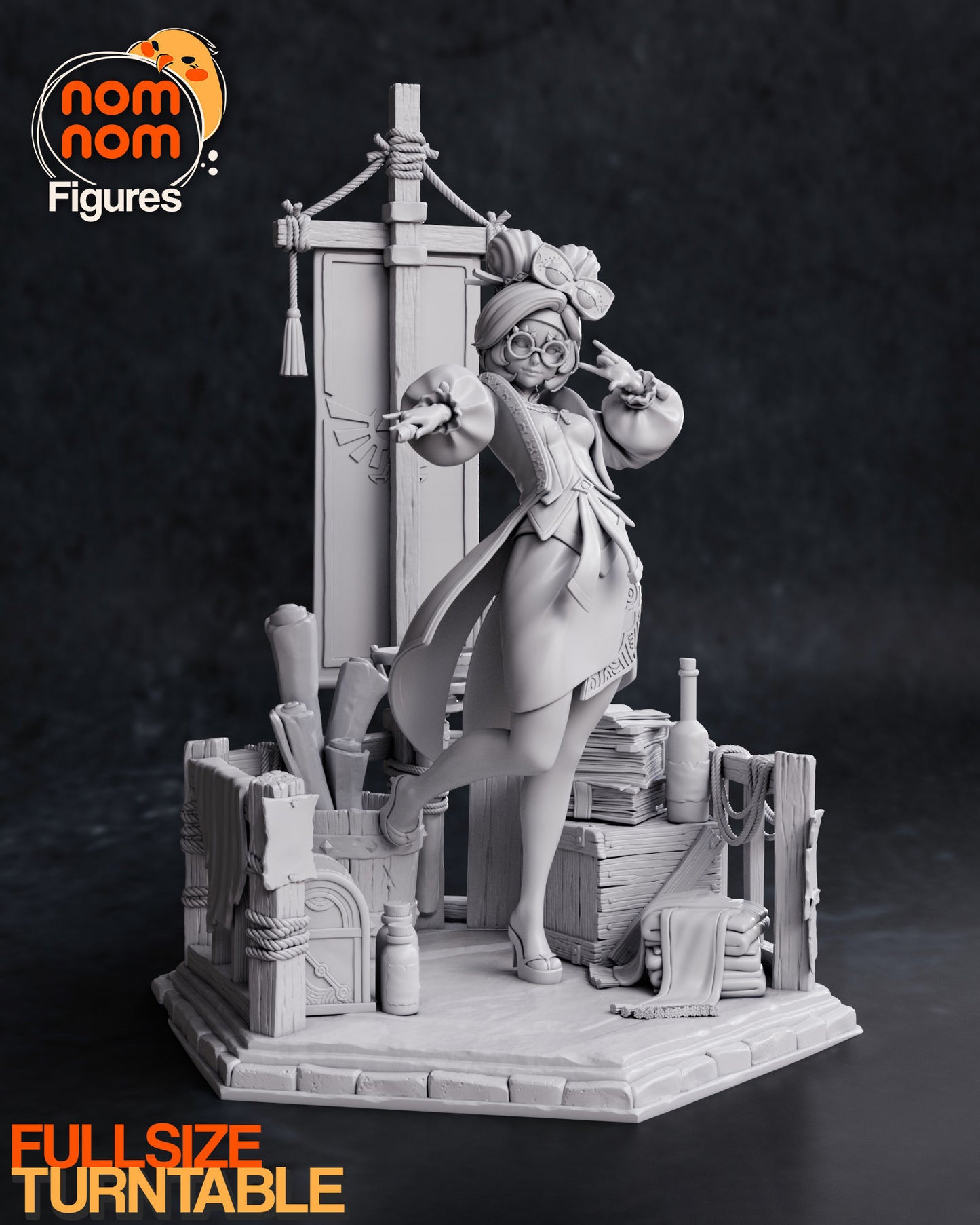 Purah | 9-Inch Resin Model Kit | DIY The Legend of Zelda Genius Inventor