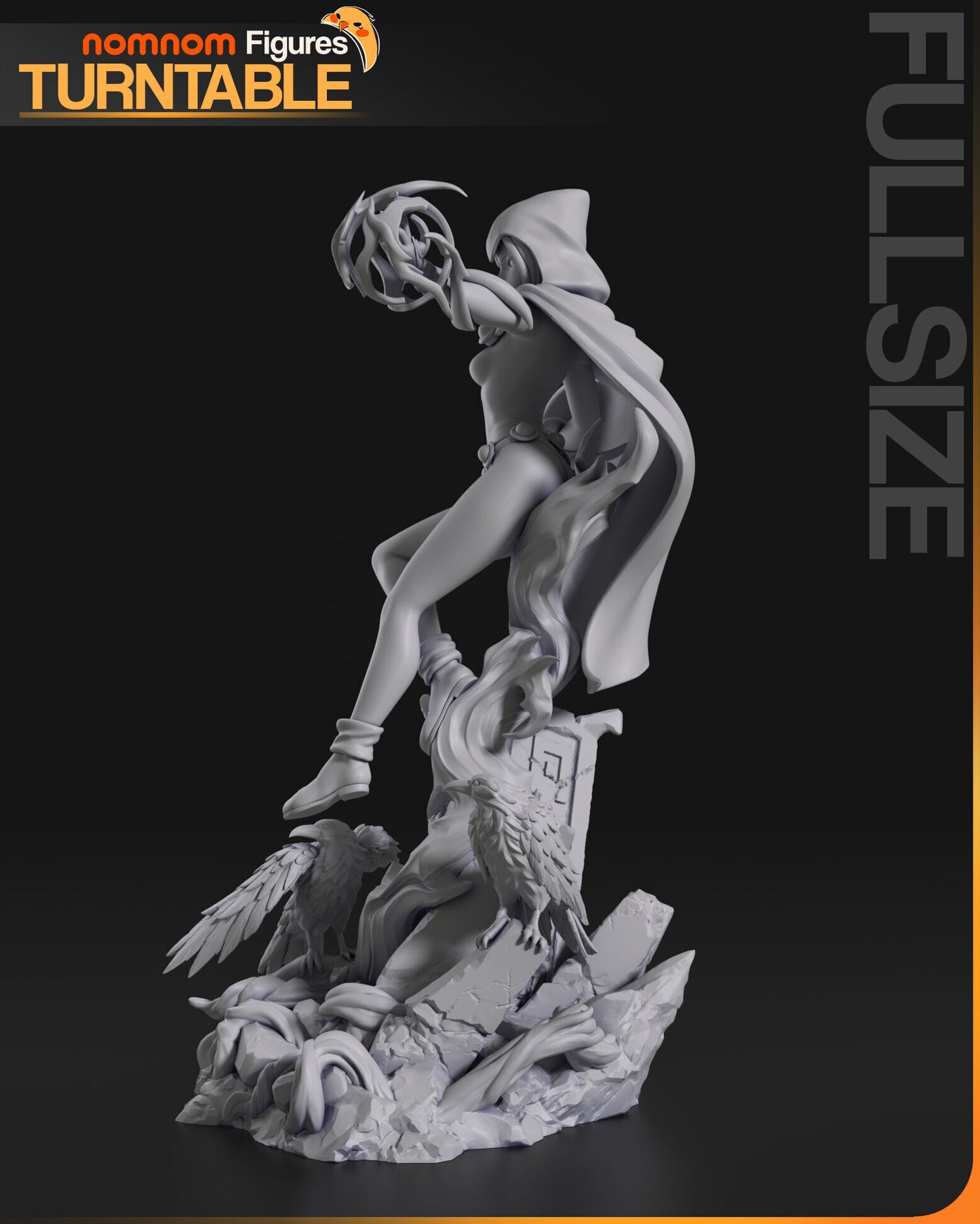 Raven | Resin Model or Bust Kit | DIY Teen Titans Dark Sorceress