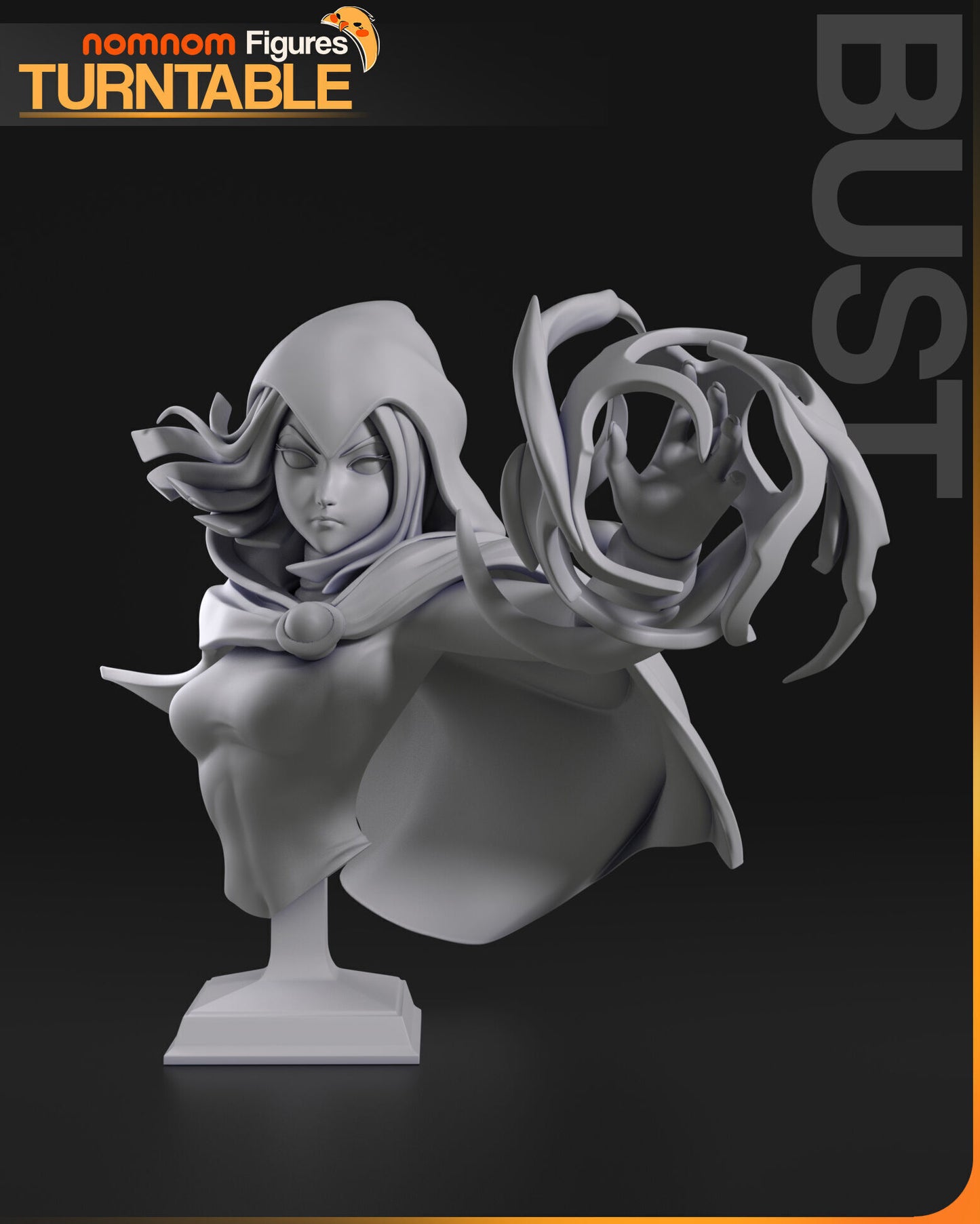 Raven | Resin Model or Bust Kit | DIY Teen Titans Dark Sorceress