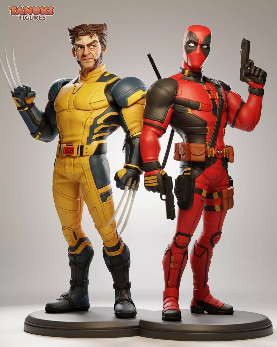 Deadpool | 6-Inch Resin Model Kit | Toon-Style Chaotic Merc