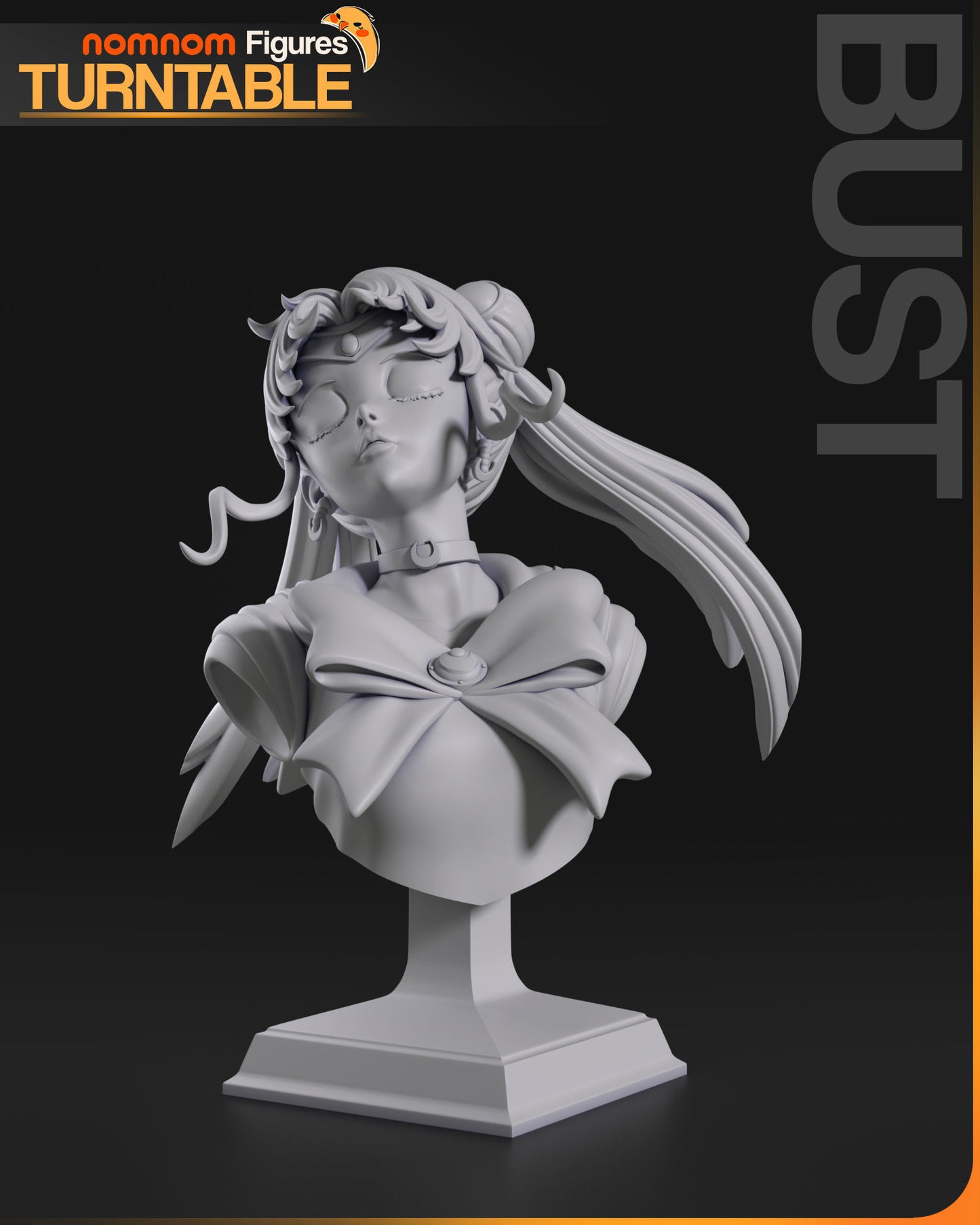 Sailor Moon | Resin Model or Bust Kit | DIY Sailor Moon Guardian of Love and Justice