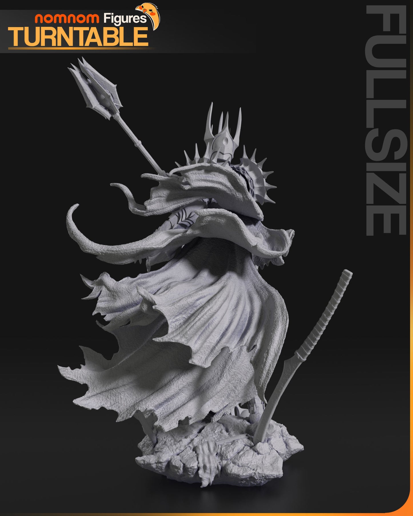 Sauron | Resin Model or Bust Kit | DIY Lord of the Rings Dark Lord