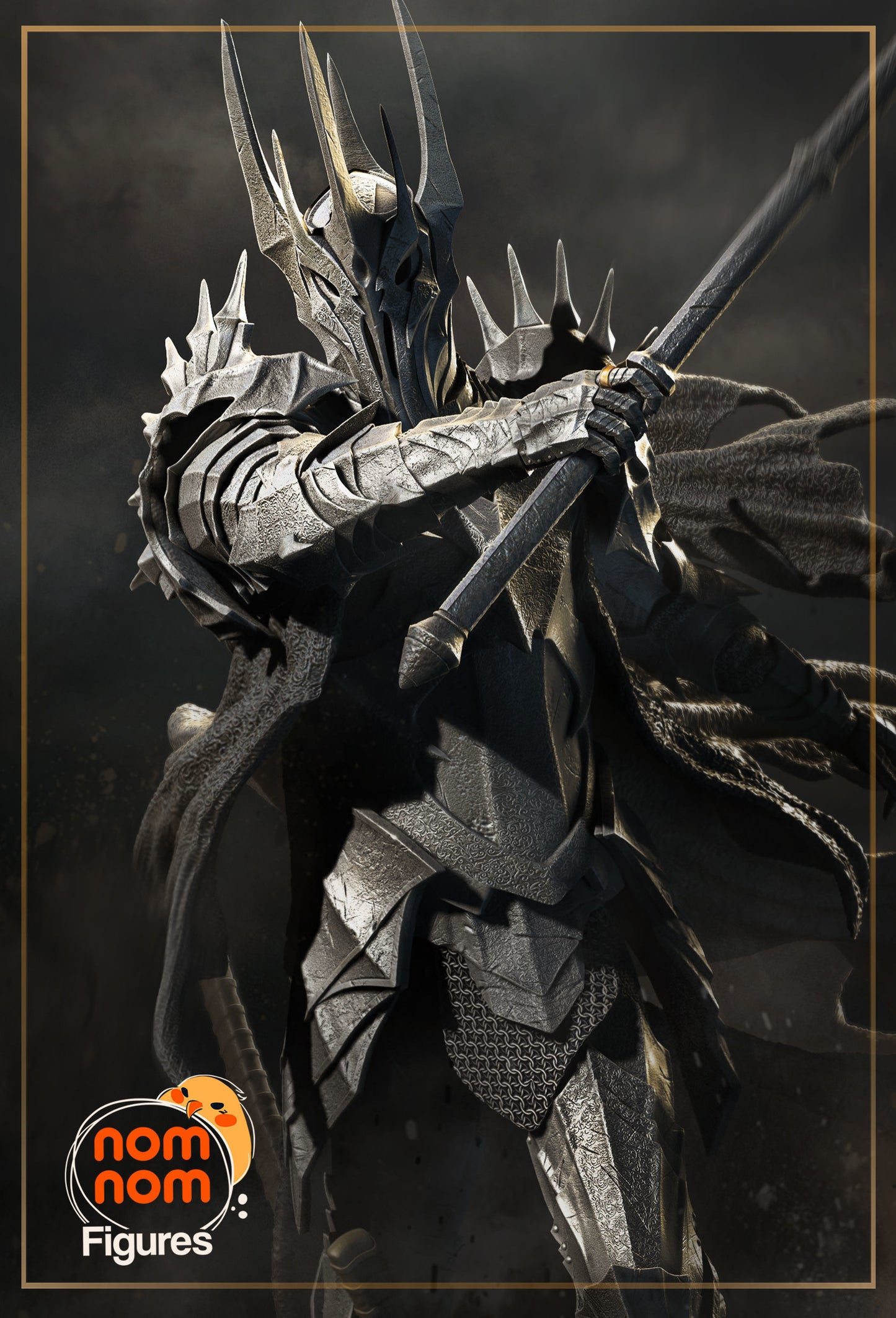 Sauron | Resin Model or Bust Kit | DIY Lord of the Rings Dark Lord