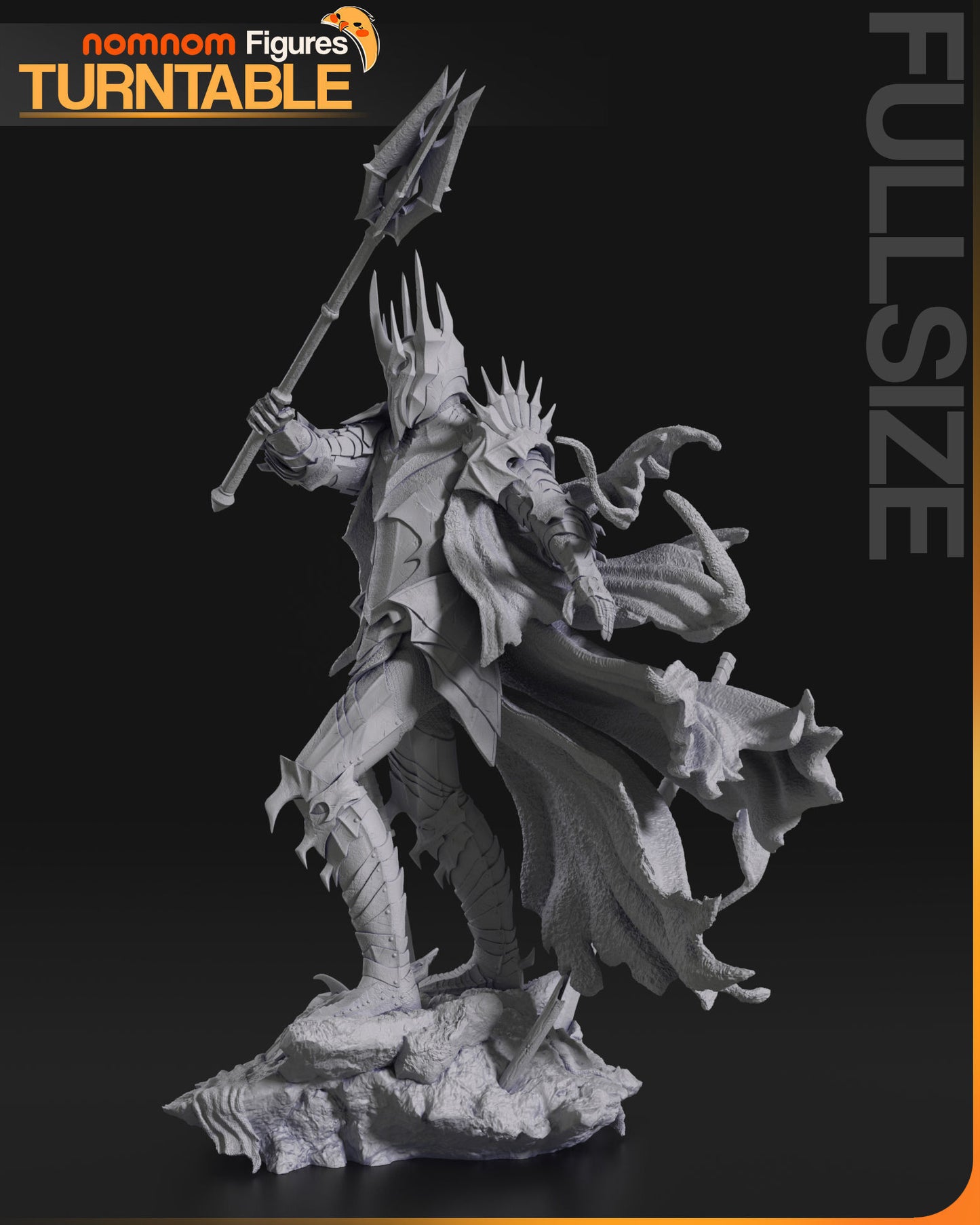 Sauron | Resin Model or Bust Kit | DIY Lord of the Rings Dark Lord