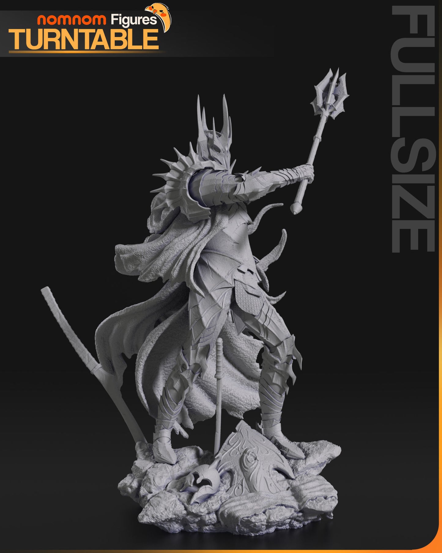 Sauron | Resin Model or Bust Kit | DIY Lord of the Rings Dark Lord