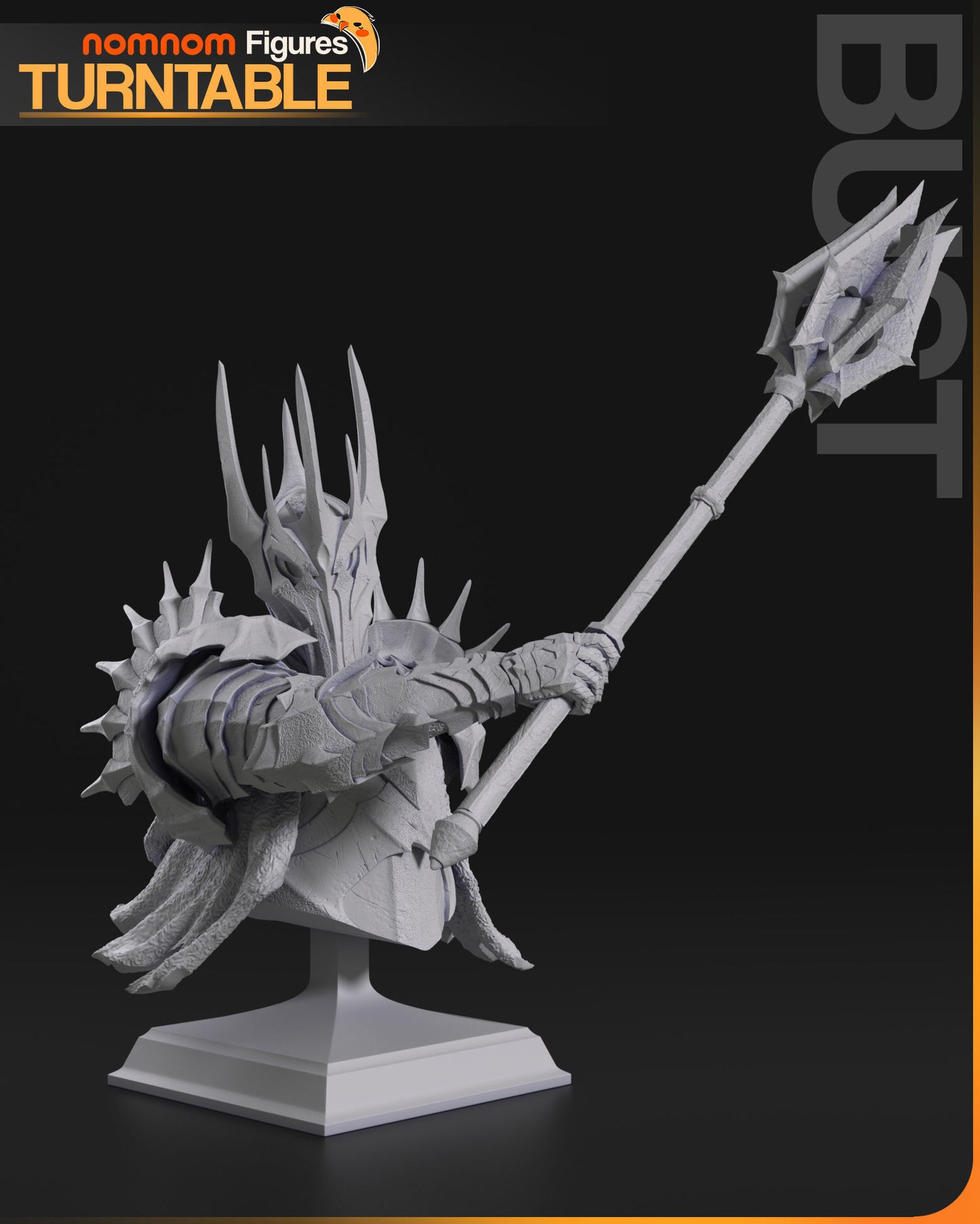 Sauron | Resin Model or Bust Kit | DIY Lord of the Rings Dark Lord