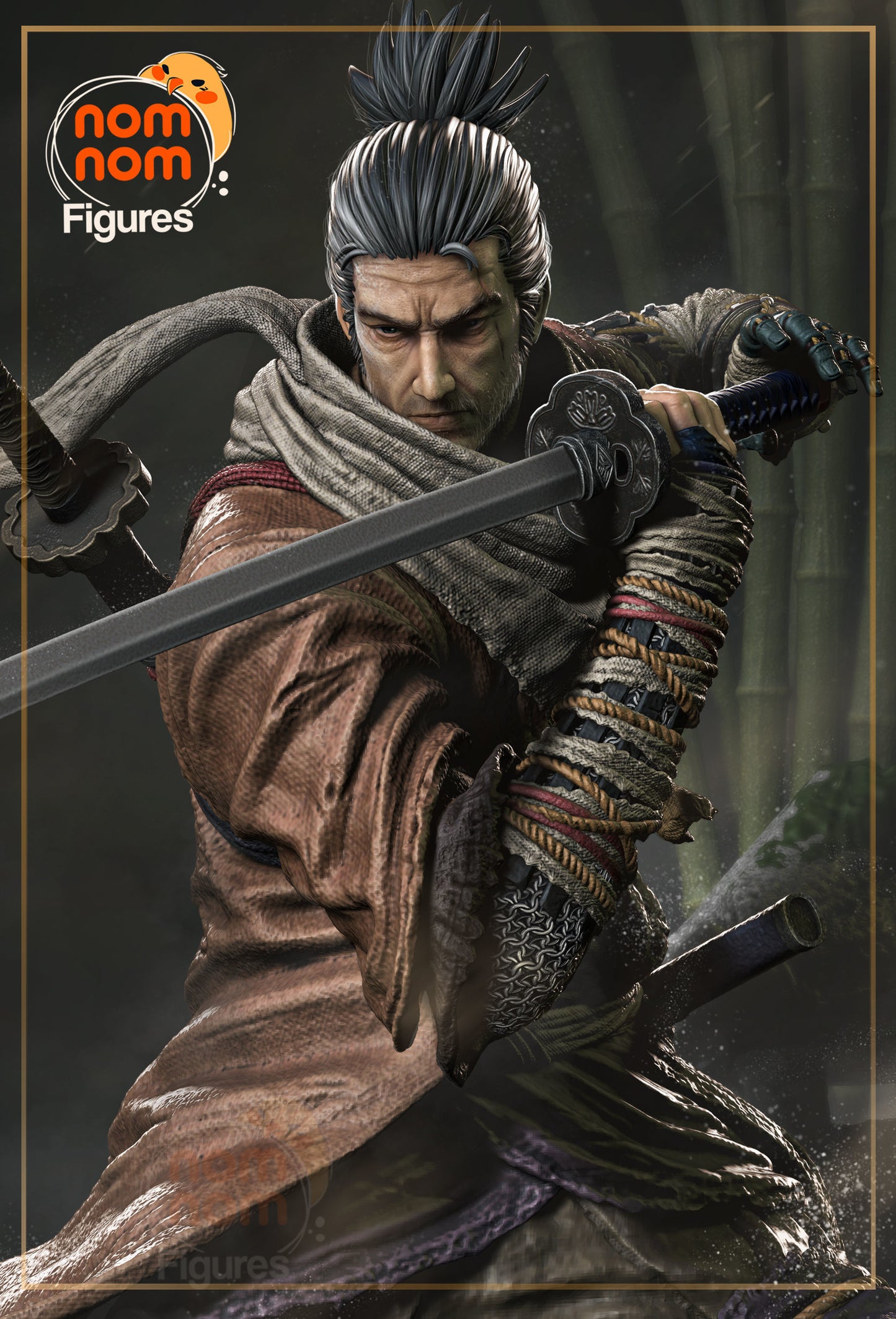 Sekiro | Resin Model or Bust Kit | DIY Sekiro: Shadows Die Twice Warrior