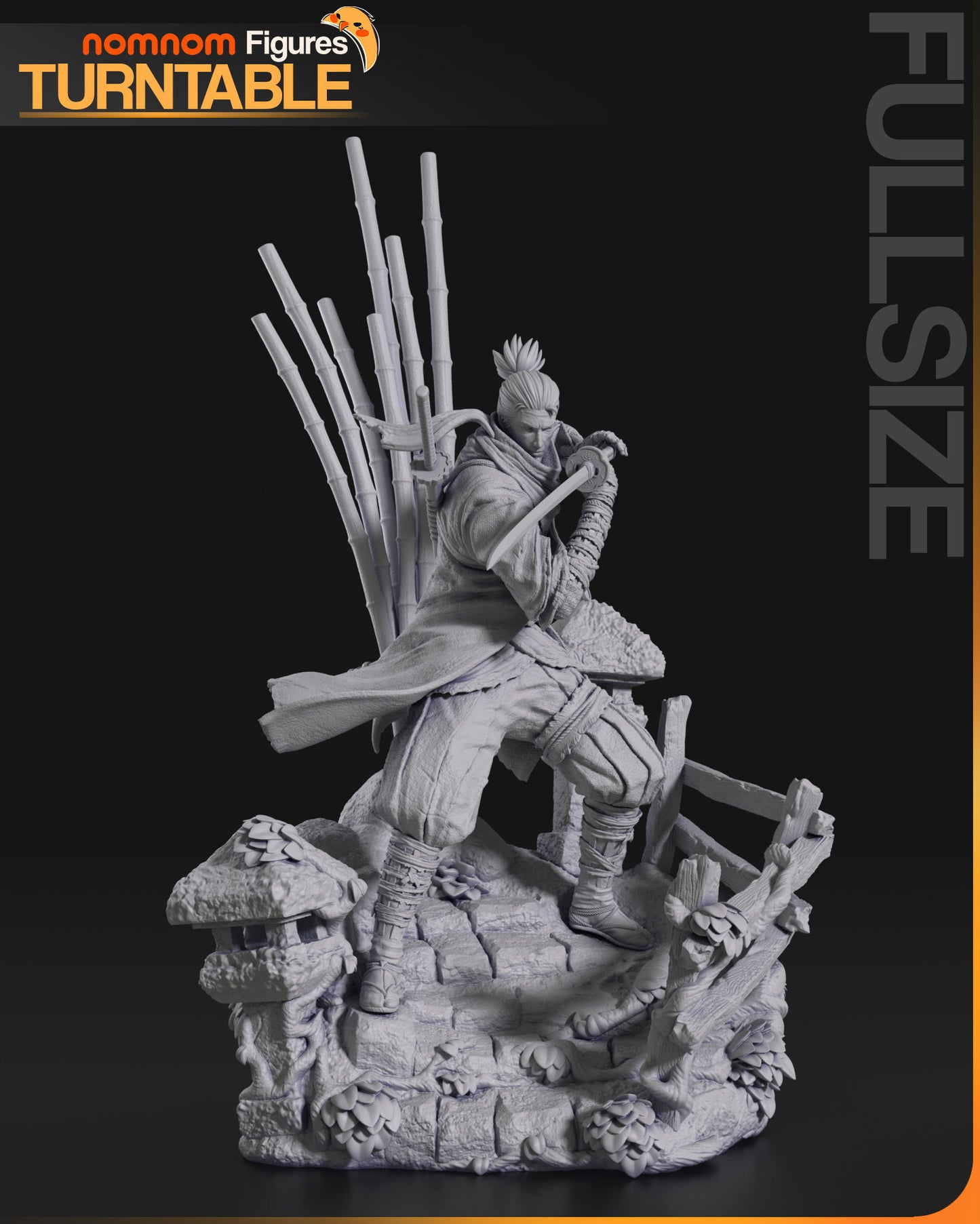 Sekiro | Resin Model or Bust Kit | DIY Sekiro: Shadows Die Twice Warrior