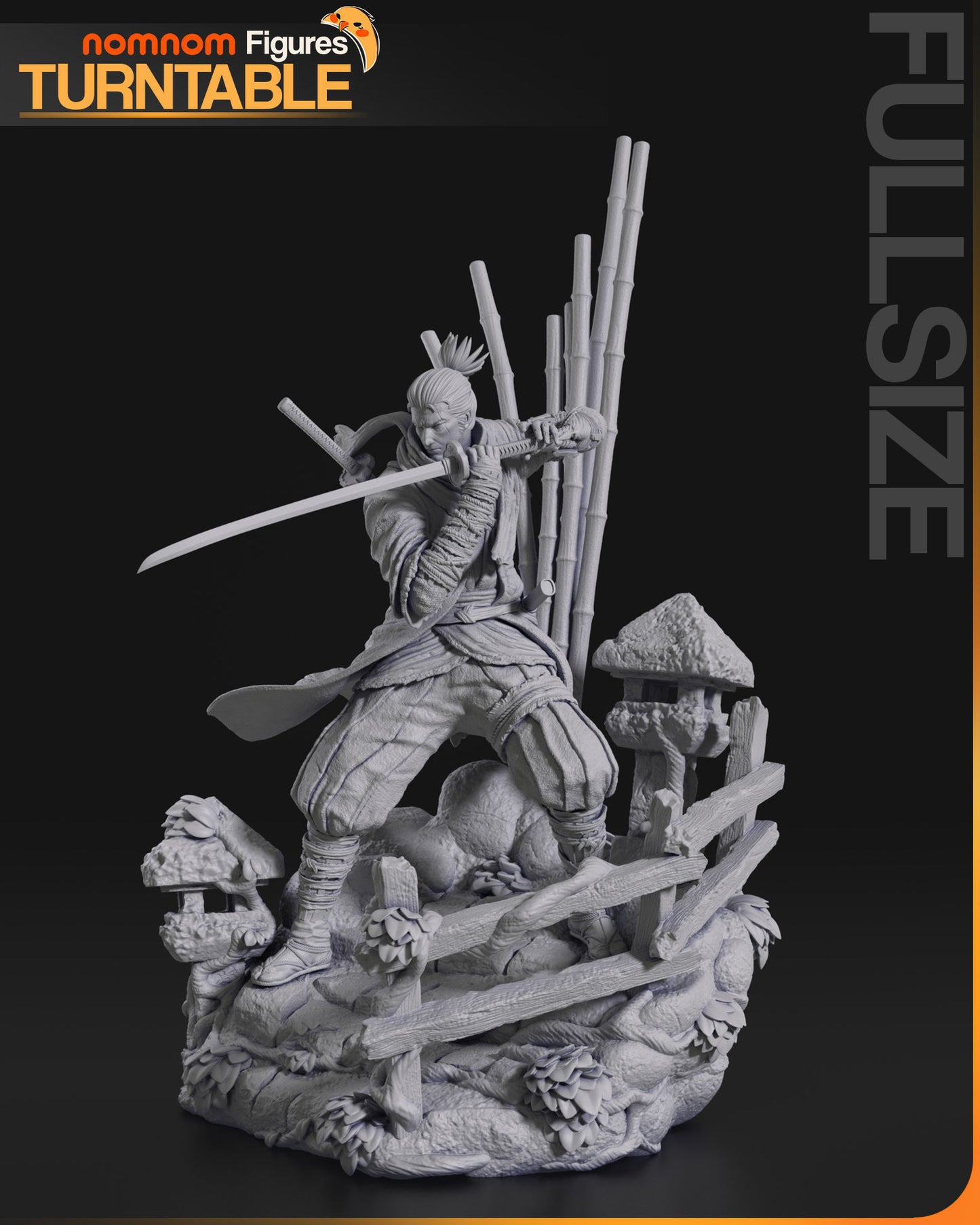 Sekiro | Resin Model or Bust Kit | DIY Sekiro: Shadows Die Twice Warrior