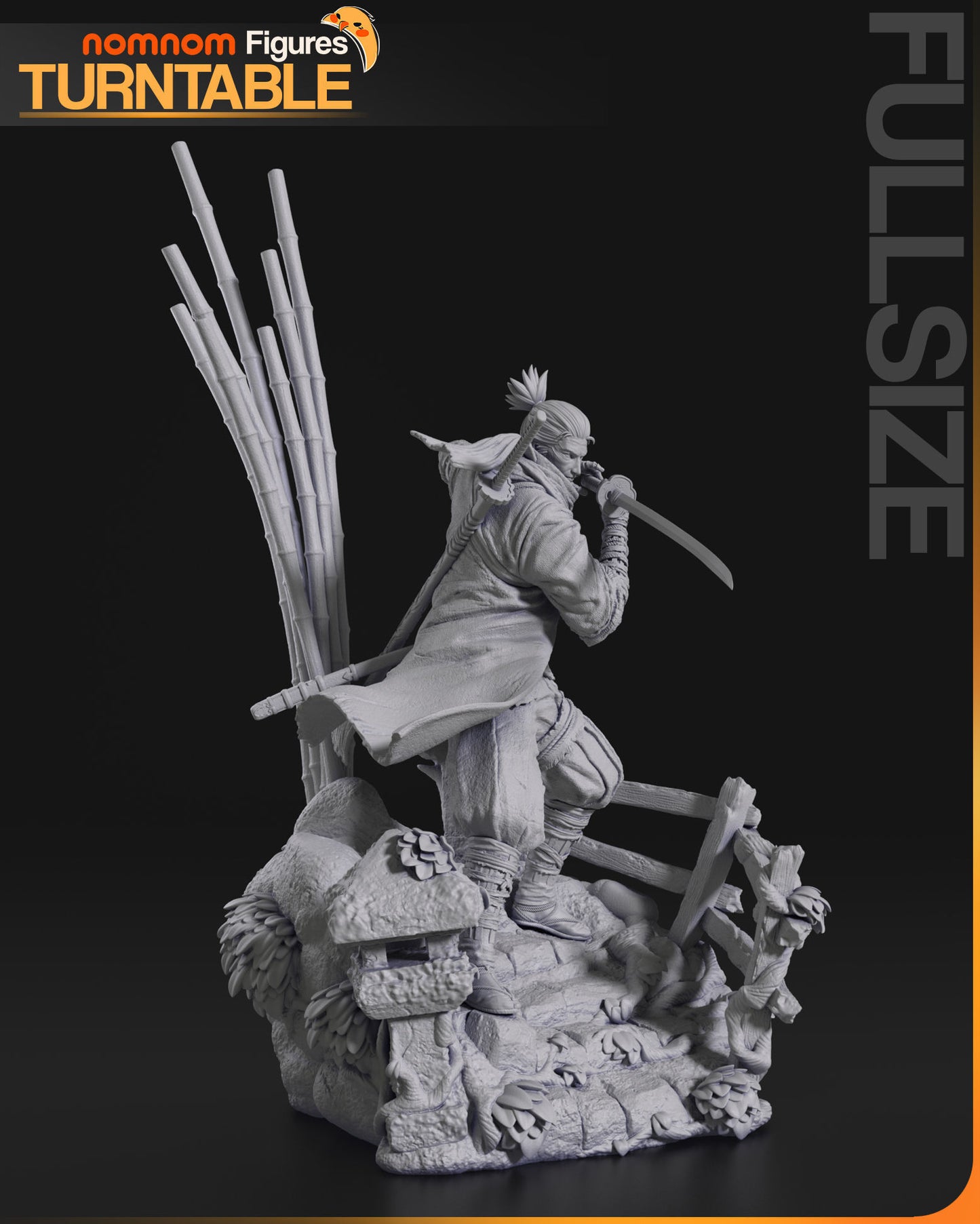 Sekiro | Resin Model or Bust Kit | DIY Sekiro: Shadows Die Twice Warrior