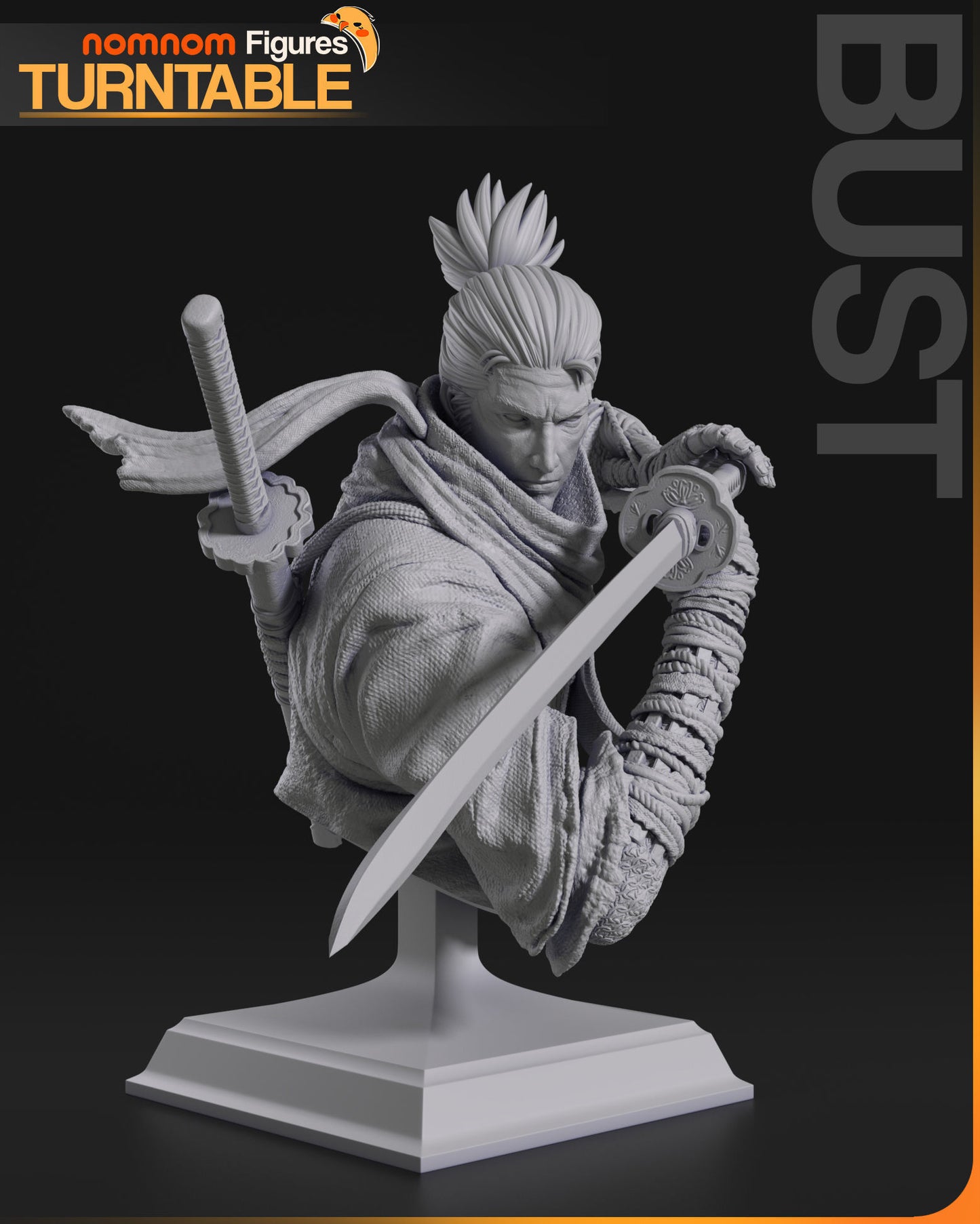 Sekiro | Resin Model or Bust Kit | DIY Sekiro: Shadows Die Twice Warrior