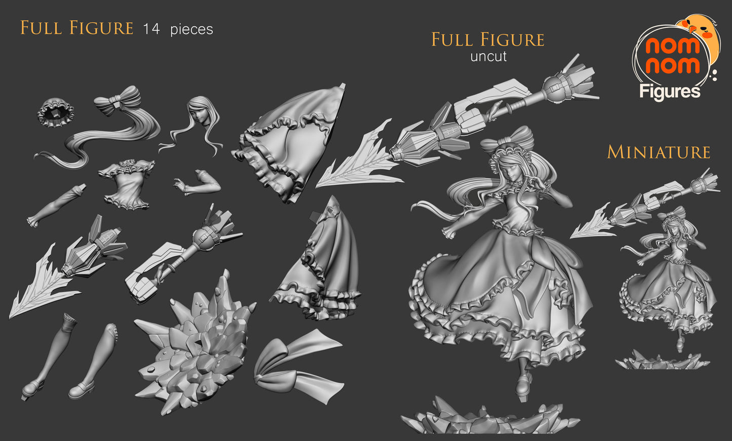 Shalltear Bloodfallen | 6.5-Inch Resin Model Kit | Overlord True Vampire