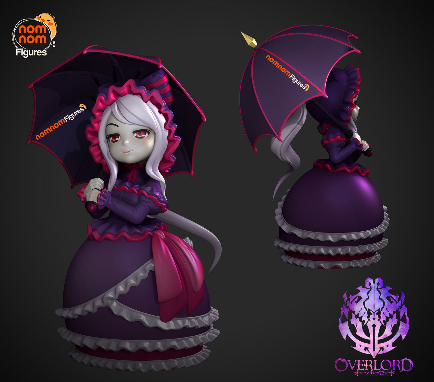 Chibi Shalltear | 3" Resin Model Kit | DIY Overlord Vampire Figure