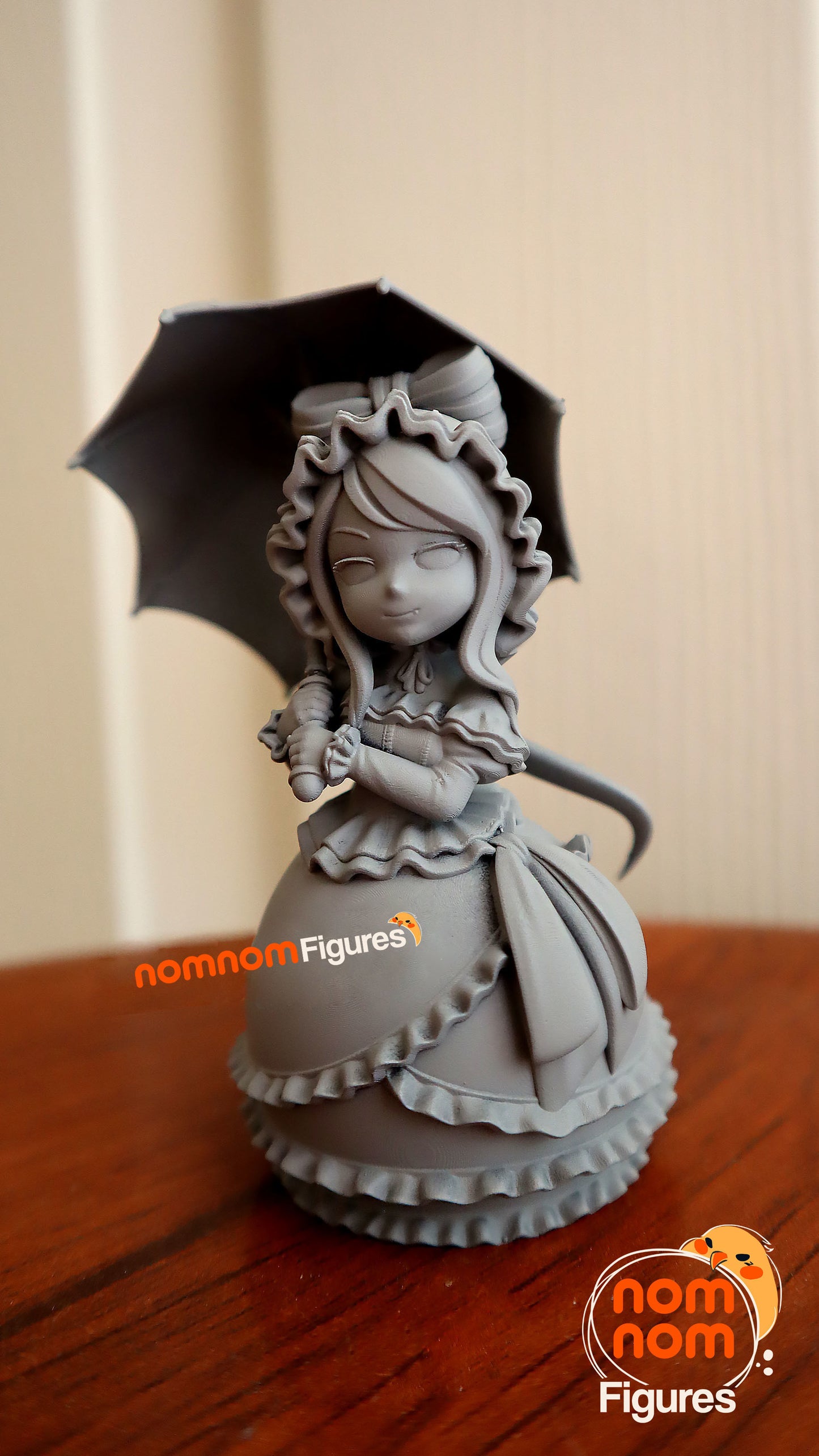 Chibi Shalltear | 3" Resin Model Kit | DIY Overlord Vampire Figure