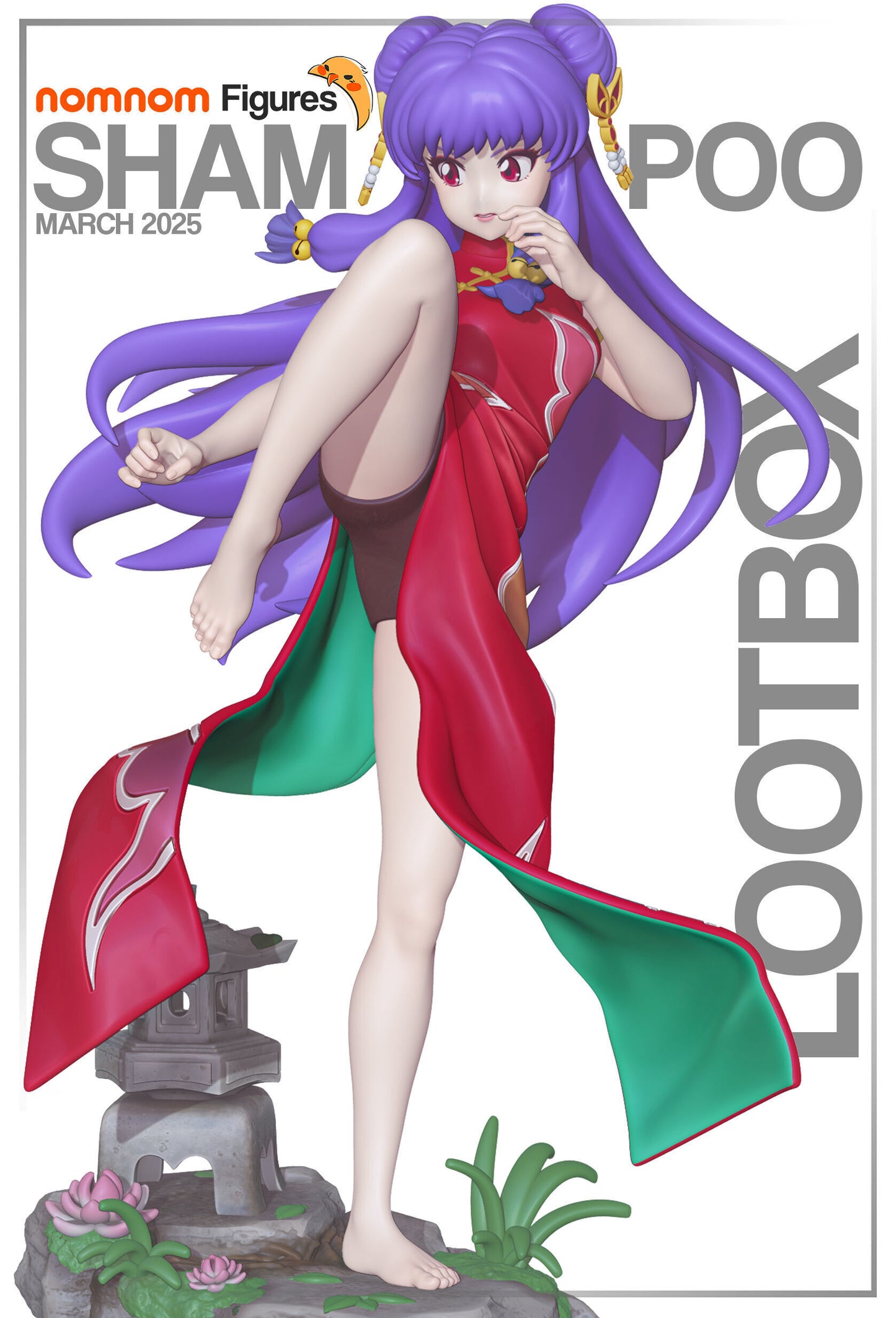 Shampoo | 7" Resin Model Kit | DIY Ranma ½ Amazon Warrior