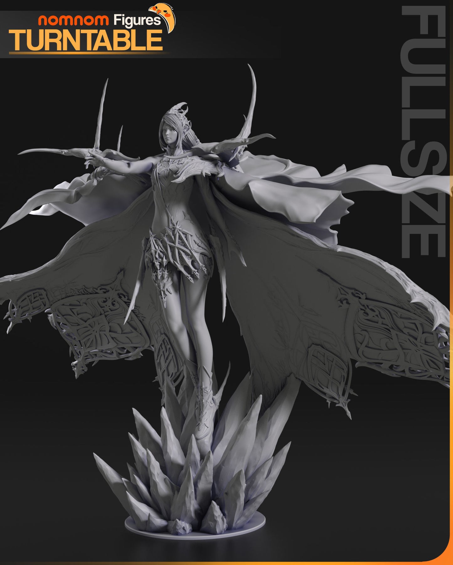 Shiva | Resin Model or Bust Kit | DIY Final Fantasy XVI Ice Elemental