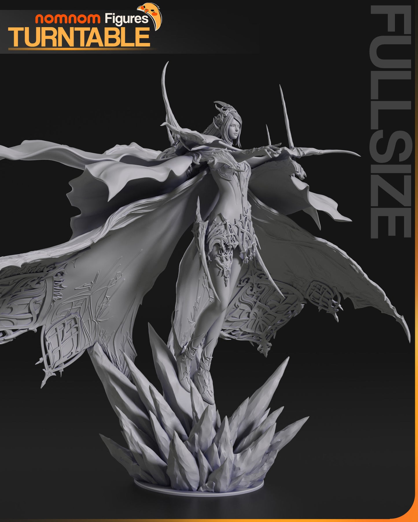 Shiva | Resin Model or Bust Kit | DIY Final Fantasy XVI Ice Elemental