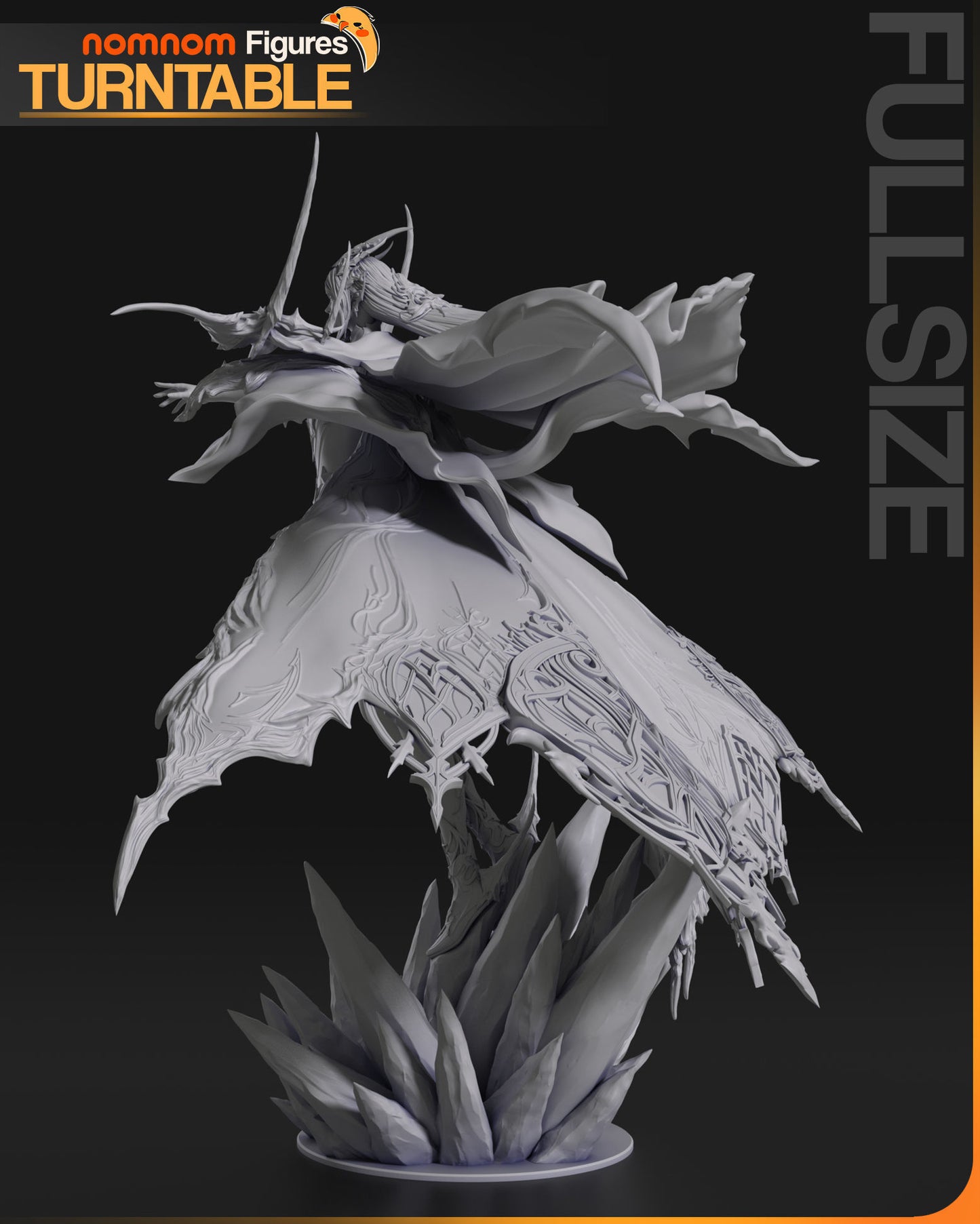Shiva | Resin Model or Bust Kit | DIY Final Fantasy XVI Ice Elemental