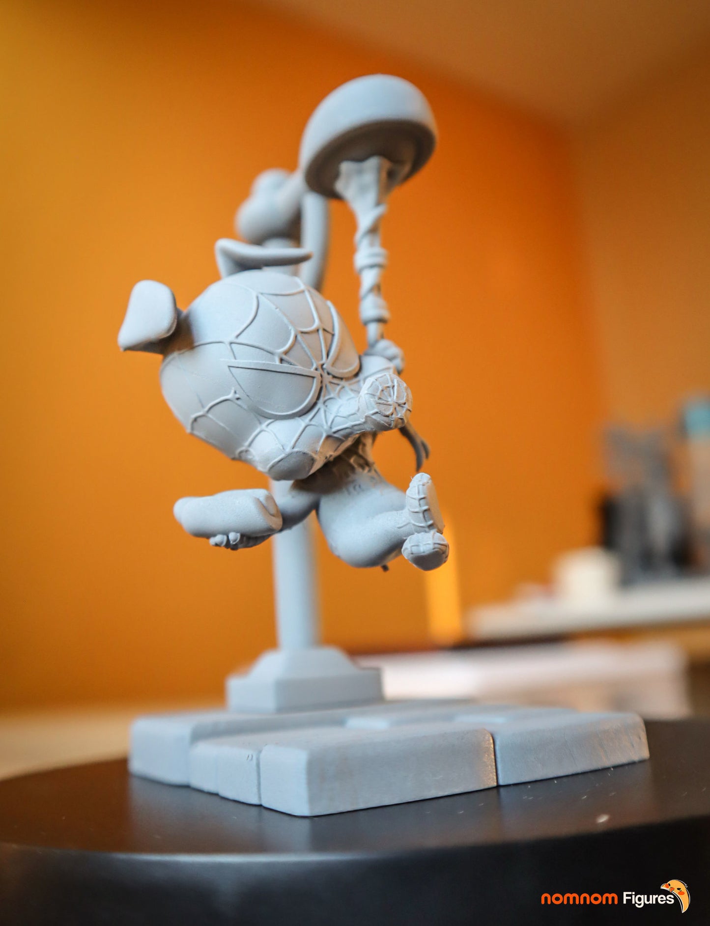 Chibi Spider-Ham | 4-Inch Unpainted Resin Model Kit | DIY Spider-Verse Peter Porker