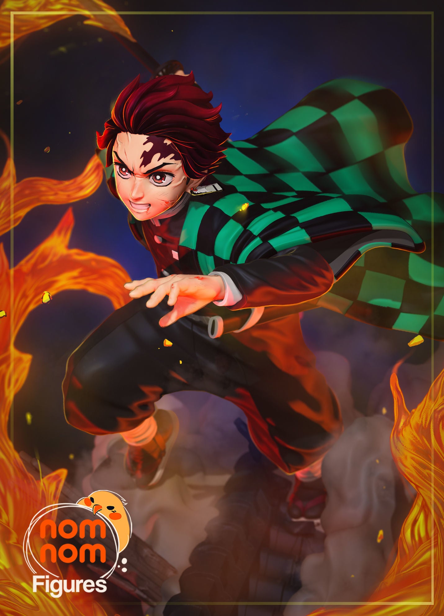 Tanjiro | 8.5-Inch Resin Model Kit | DIY Demon Slayer Protagonist