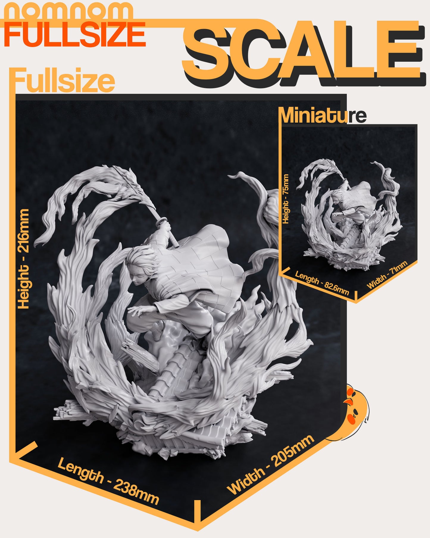 Tanjiro | 8.5-Inch Resin Model Kit | DIY Demon Slayer Protagonist