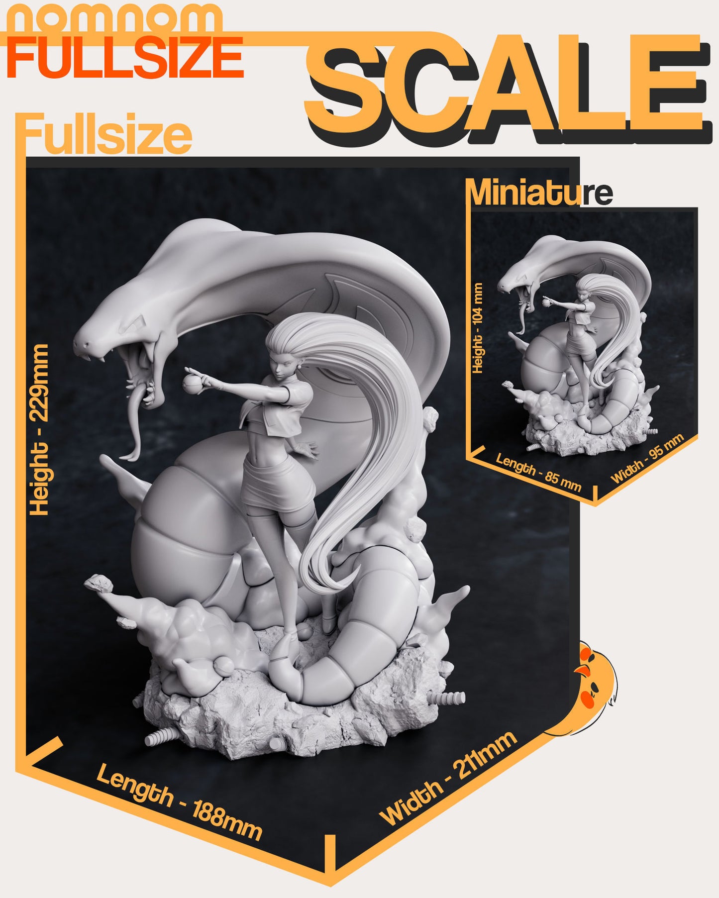 Jessie | Resin Model or Bust Kit | DIY Pokemon Team Rocket Villain