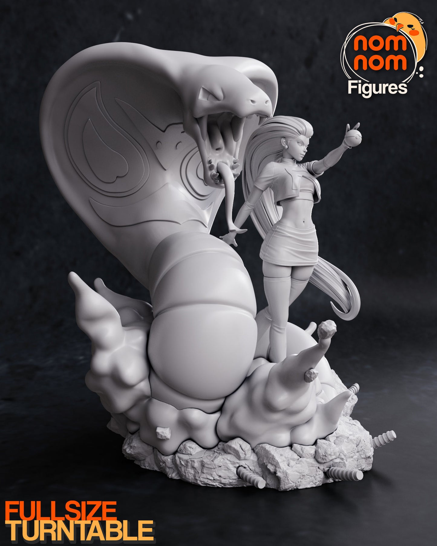 Jessie | Resin Model or Bust Kit | DIY Pokemon Team Rocket Villain