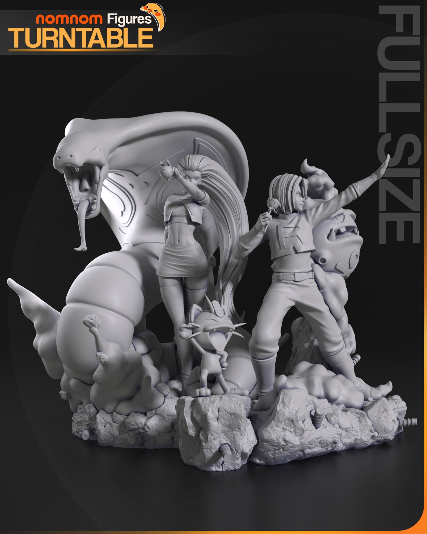 James | Resin Model or Bust Kit | DIY Pokemon Team Rocket Villain