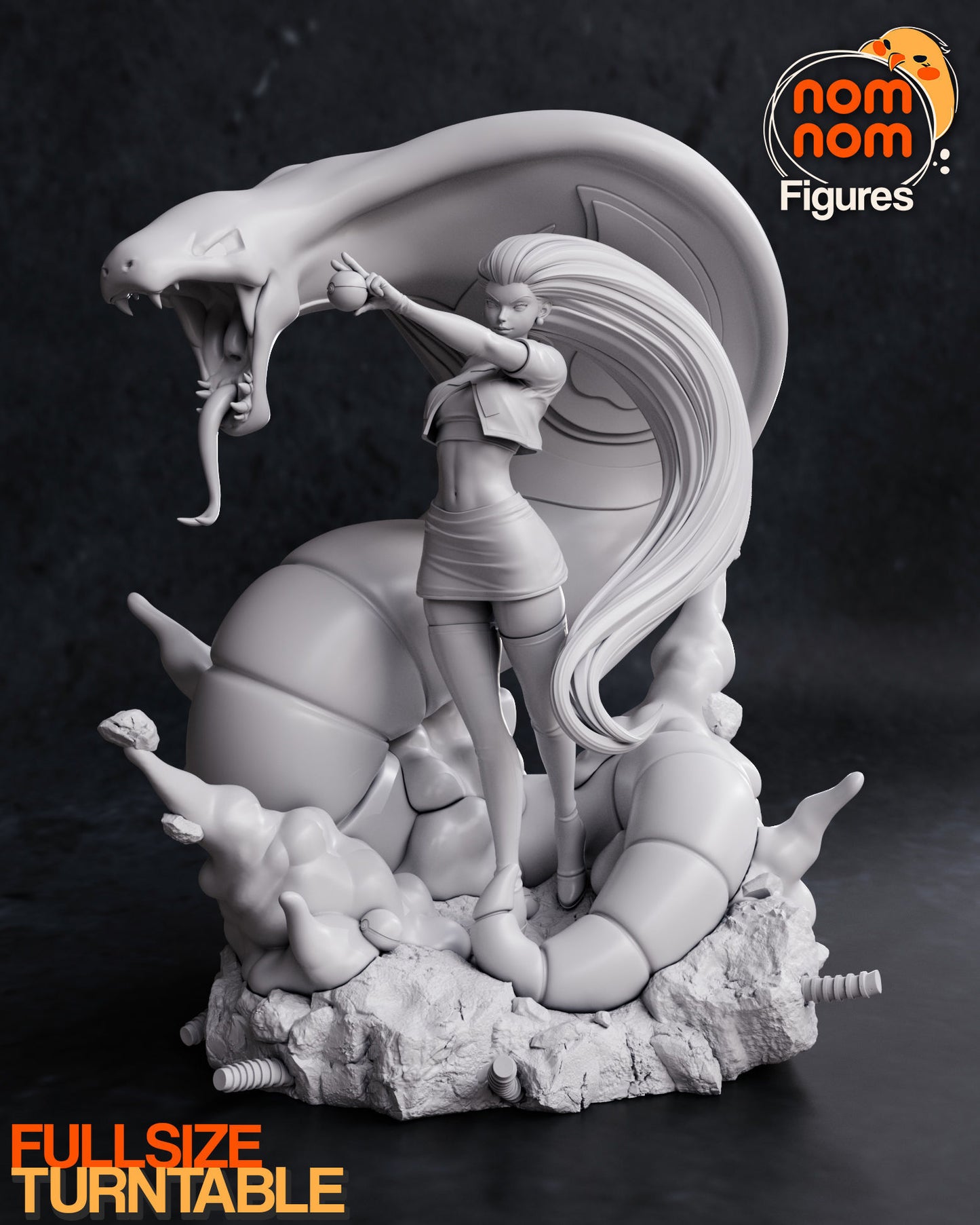 Jessie | Resin Model or Bust Kit | DIY Pokemon Team Rocket Villain