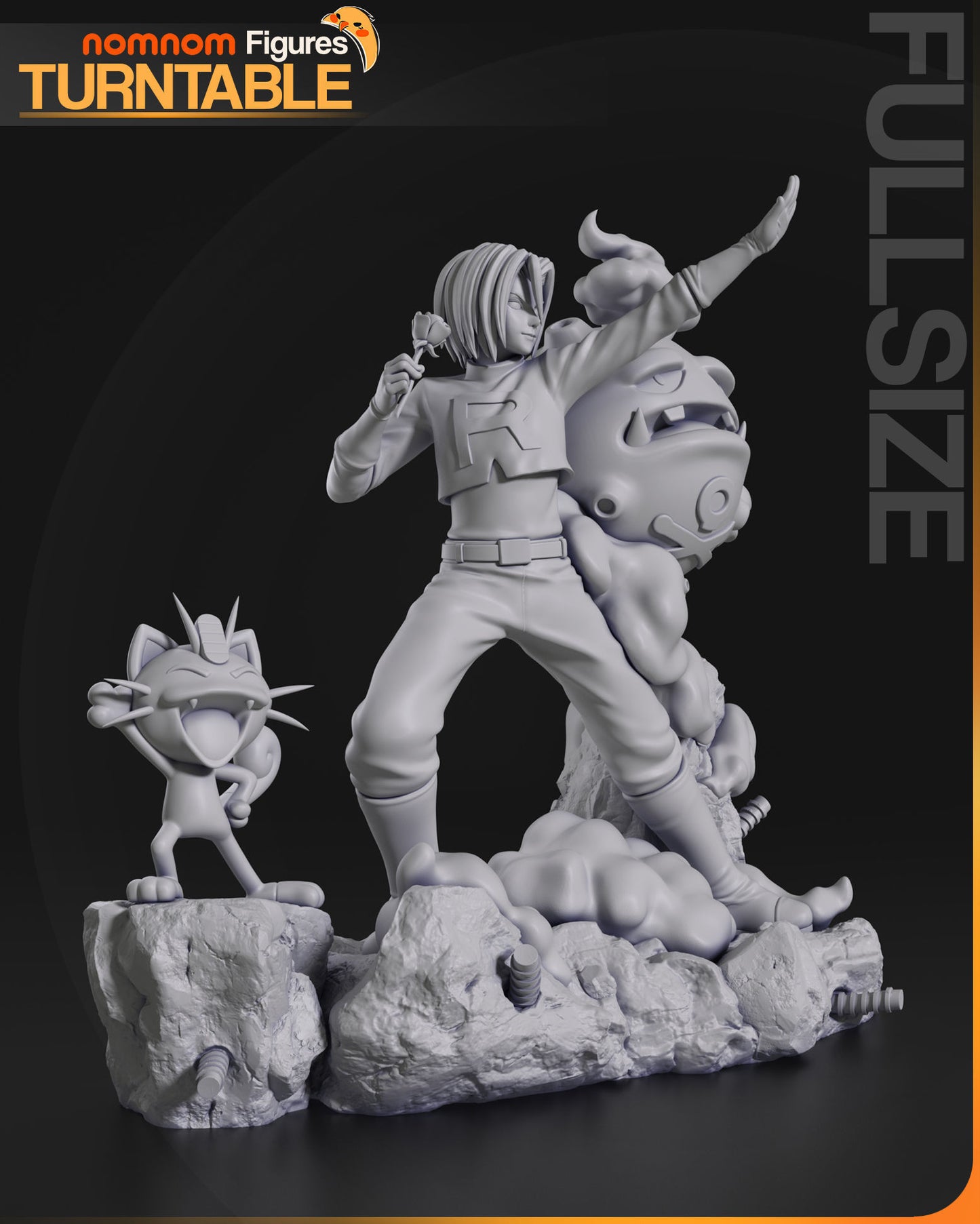 James | Resin Model or Bust Kit | DIY Pokemon Team Rocket Villain