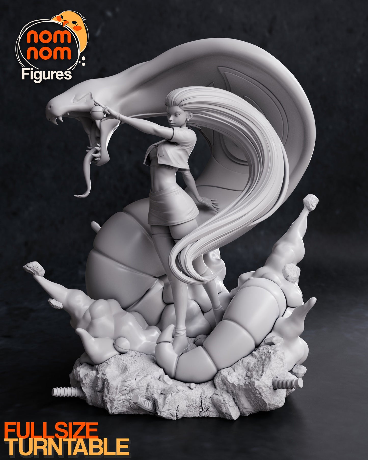 Jessie | Resin Model or Bust Kit | DIY Pokemon Team Rocket Villain