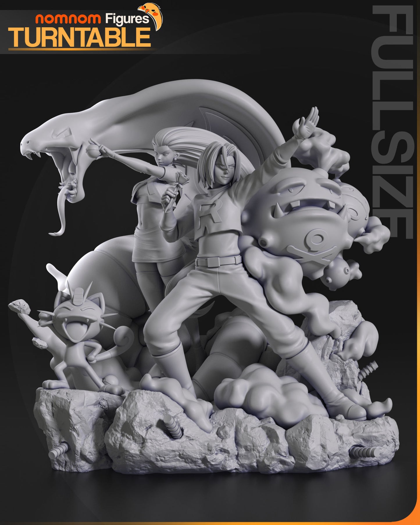 James | Resin Model or Bust Kit | DIY Pokemon Team Rocket Villain