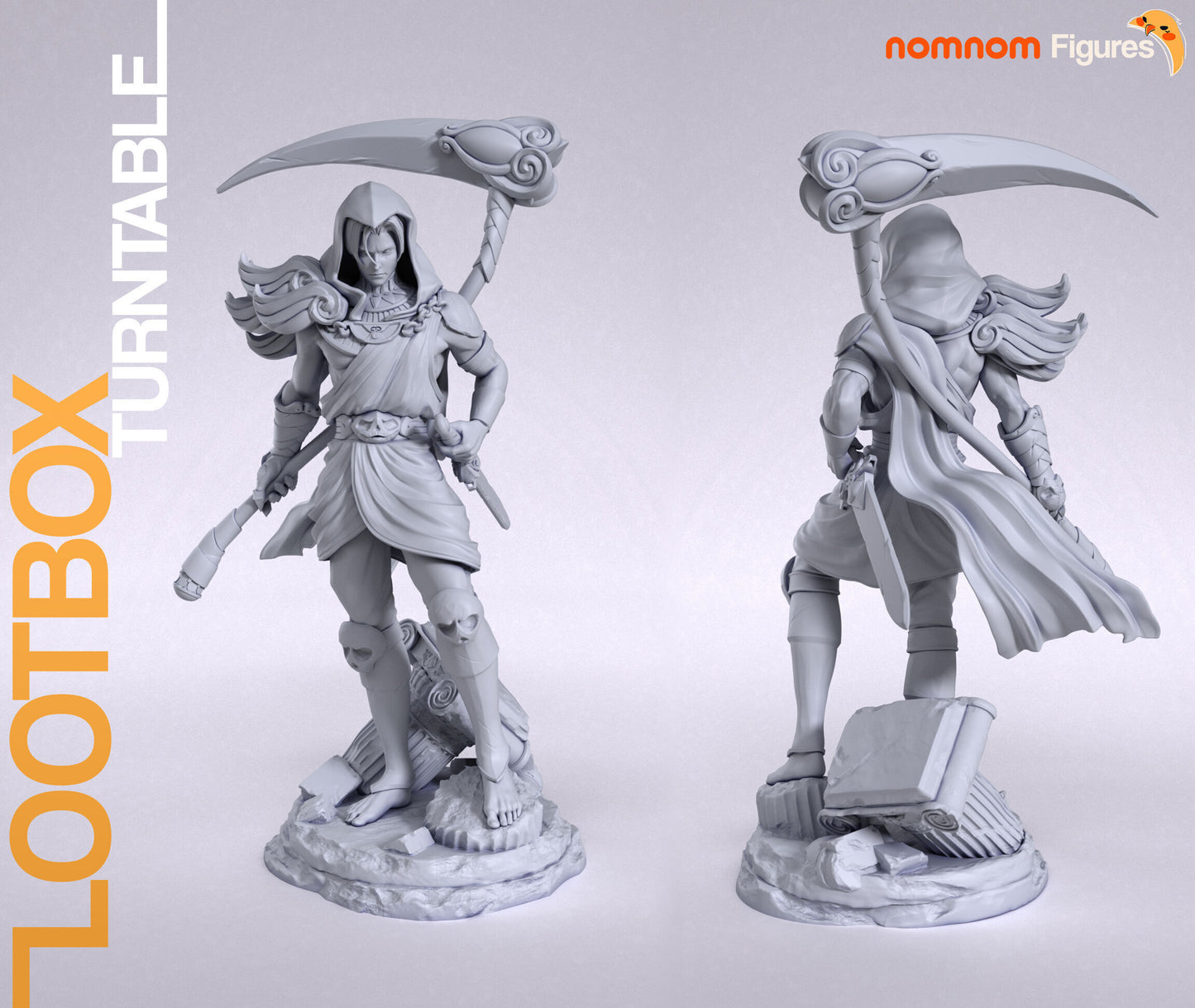 Thanatos | 9-Inch Resin Model Kit | DIY Hades God of Death
