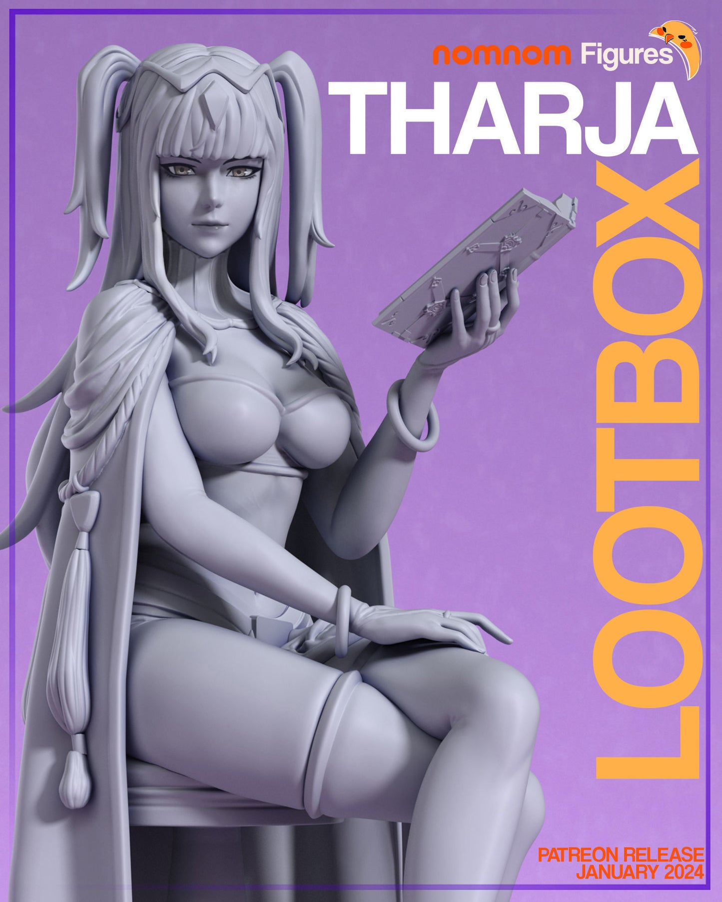 Tharja | 6-Inch Resin Model Kit | DIY Fire Emblem Dark Mage