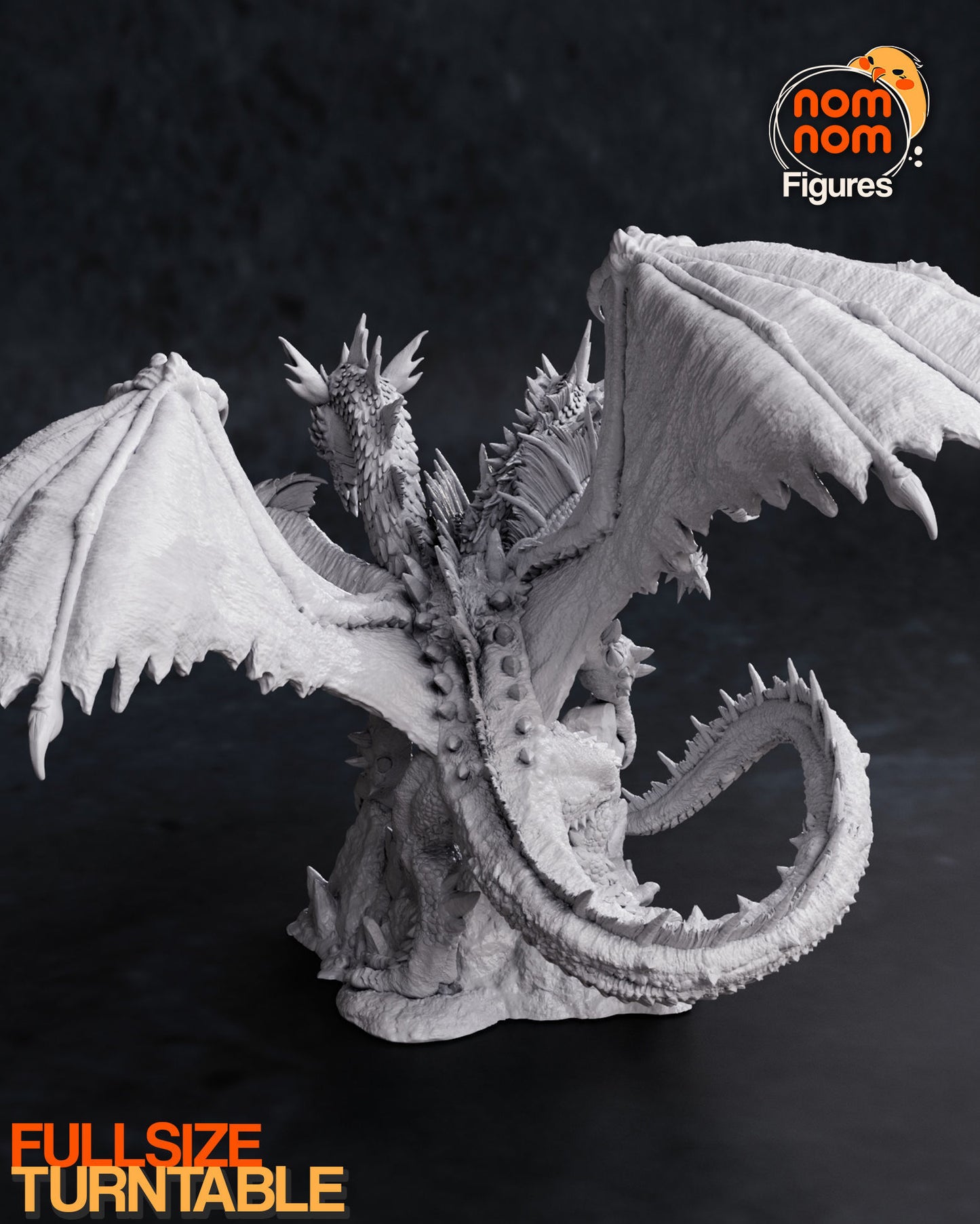 Tiamat | 9.5-Inch Resin Model Kit | DIY Dungeons & Dragons Dragon Goddess