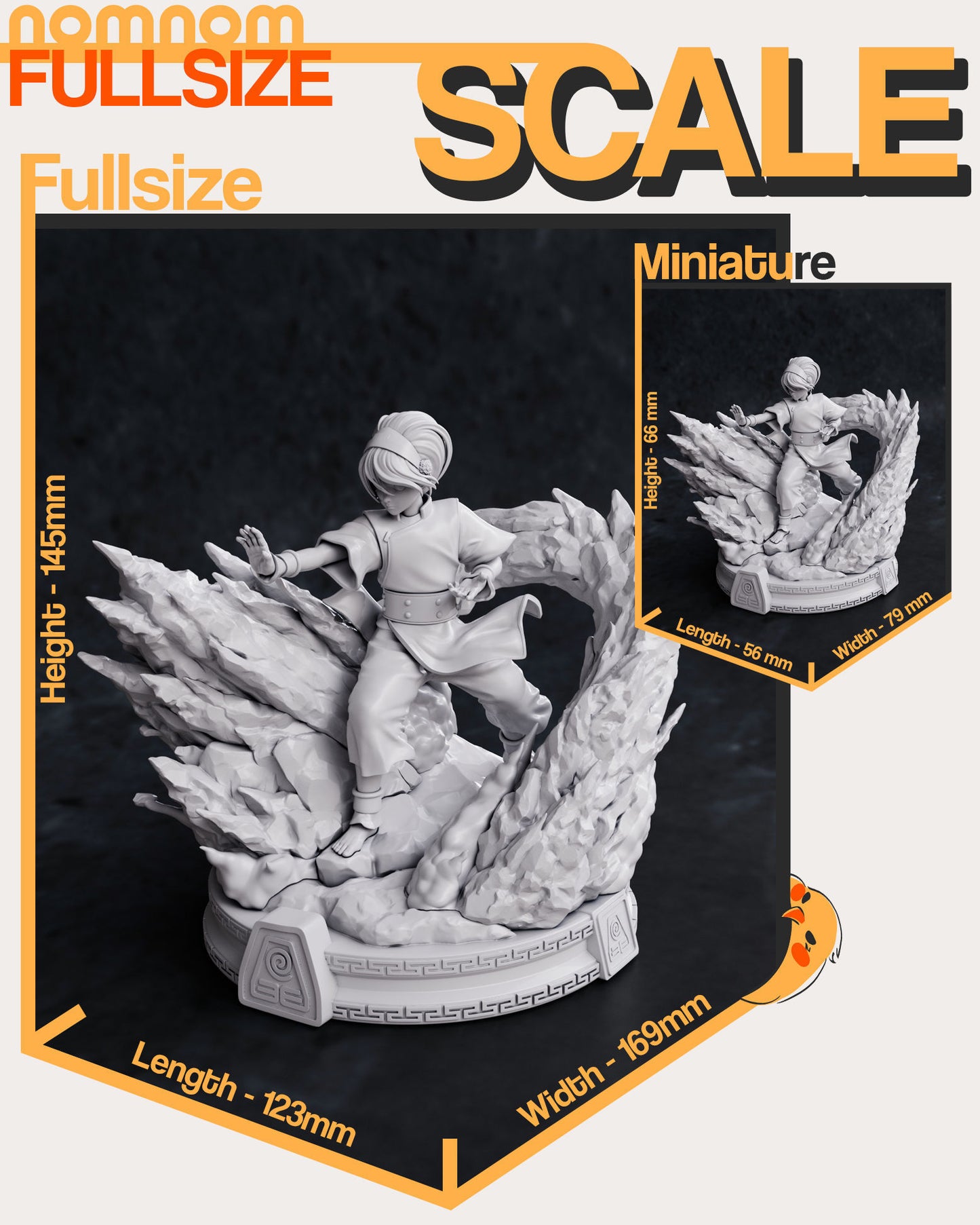 Toph Beifong | Resin Model or Bust Kit | DIY Avatar Earthbending Master