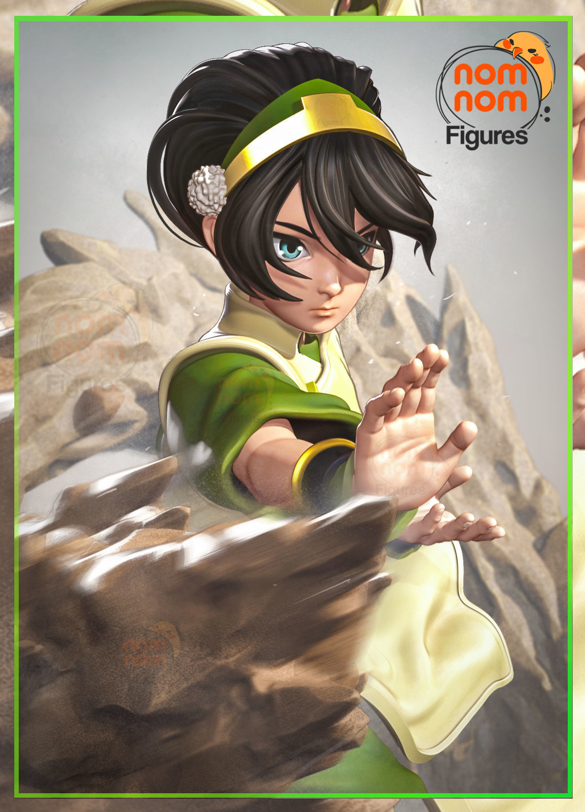 Toph Beifong | Resin Model or Bust Kit | DIY Avatar Earthbending Master