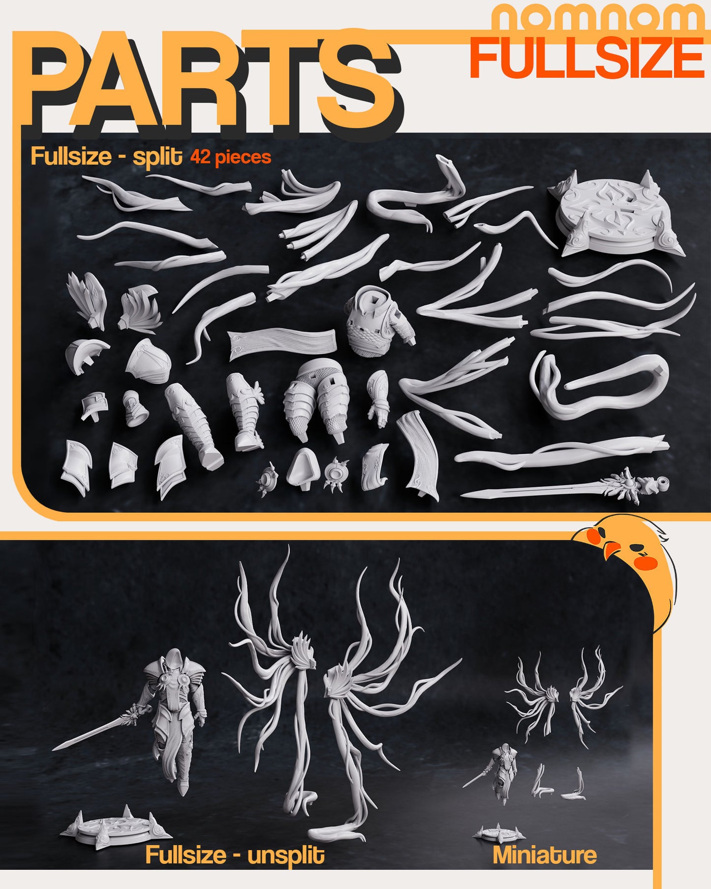 Tyrael | 14.5-Inch Resin Model Kit | DIY Diablo Archangel
