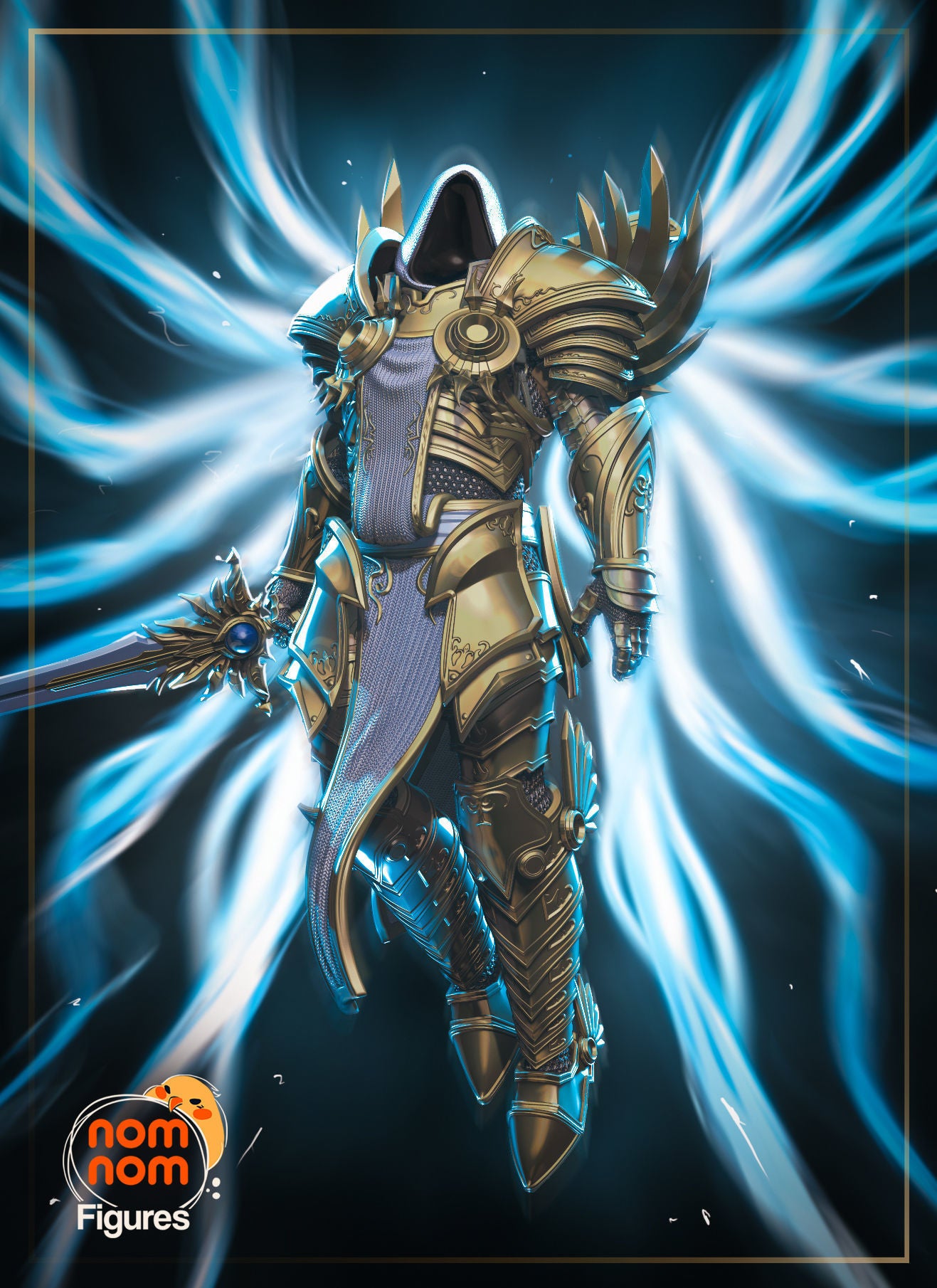 Tyrael | 14.5-Inch Resin Model Kit | DIY Diablo Archangel